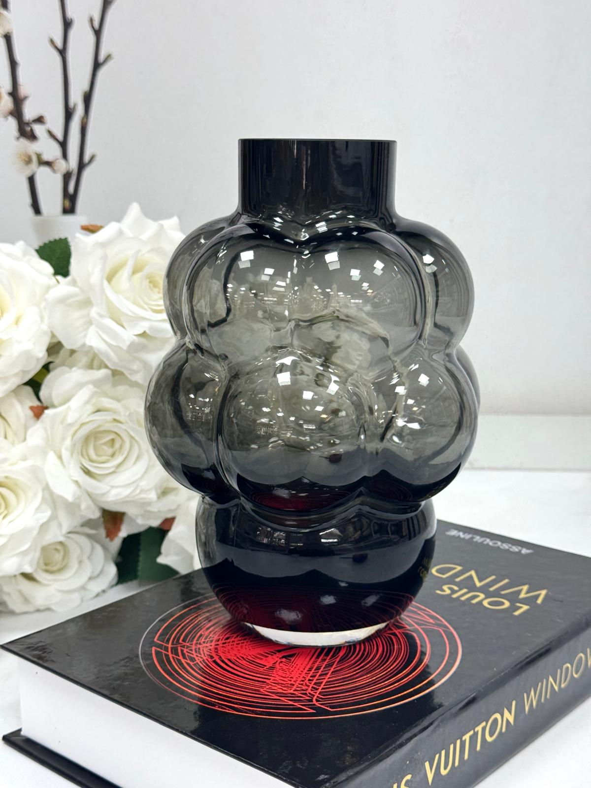 CAM VAZO KÜÇÜK- FÜME 23 CM