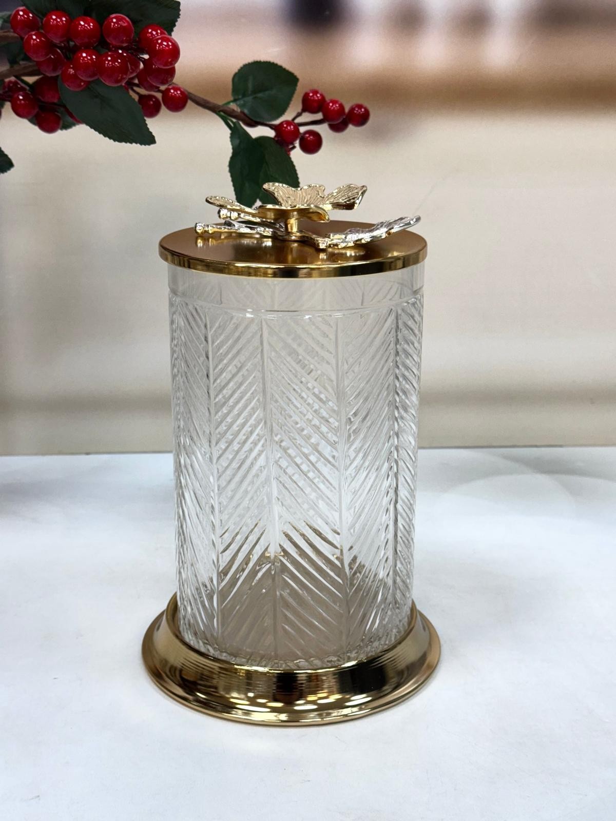 ŞAHANE HOME 3 Lü Dekoratif Kapaklı Cam Kavanoz 1500/1200/1000 ml