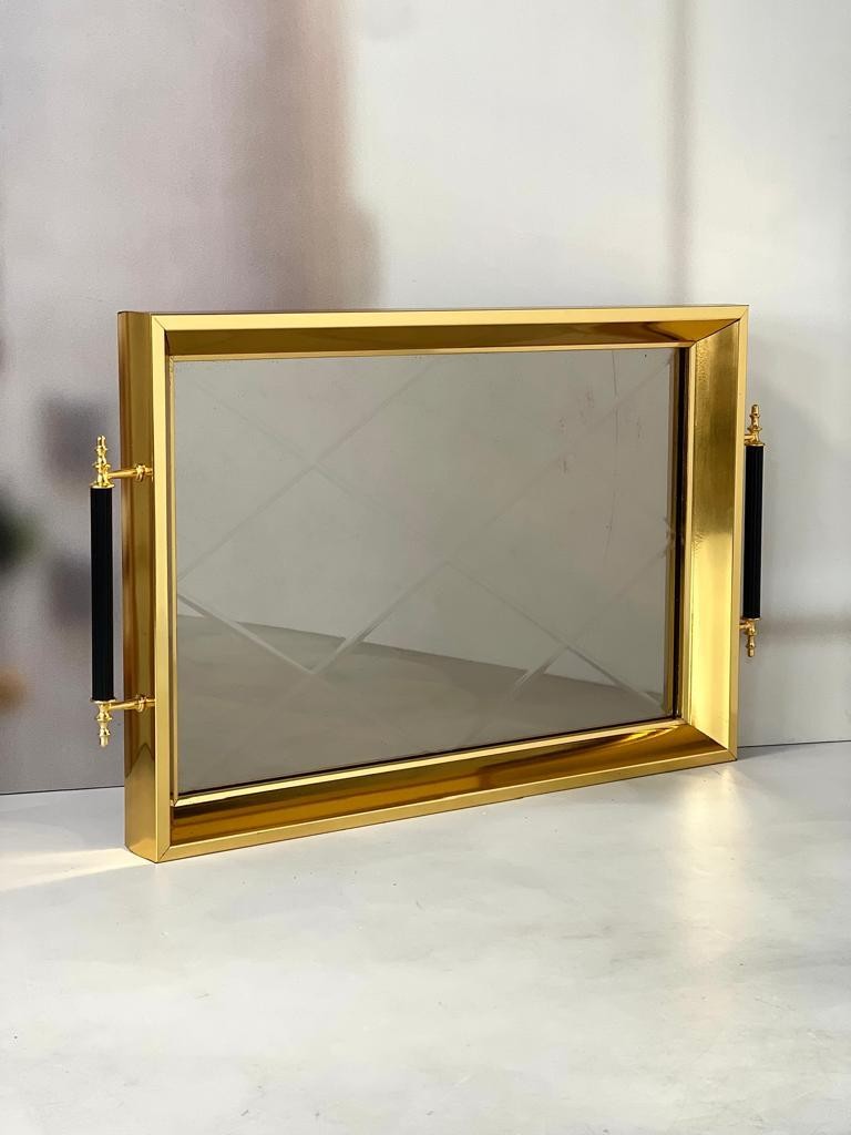 Şahane Home Gold Aynalı Tepsi
