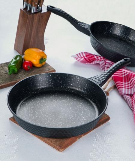 ACAR Dıamante Siyah 32 Cm Pırlanta Tava