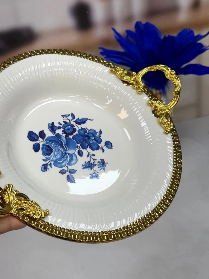 ŞAHANE HOME Ayaklı Dekoratif Sunumluk 26 CM