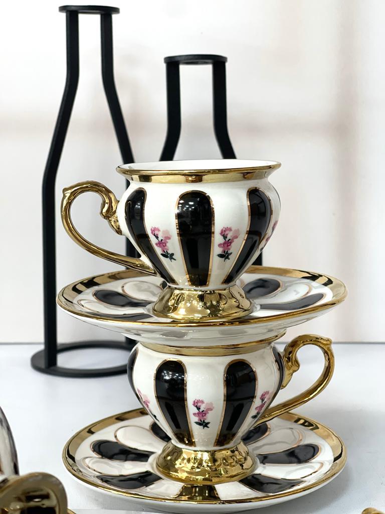 ACAR Scarlet 6 Lı Kahve Fincan Takımı