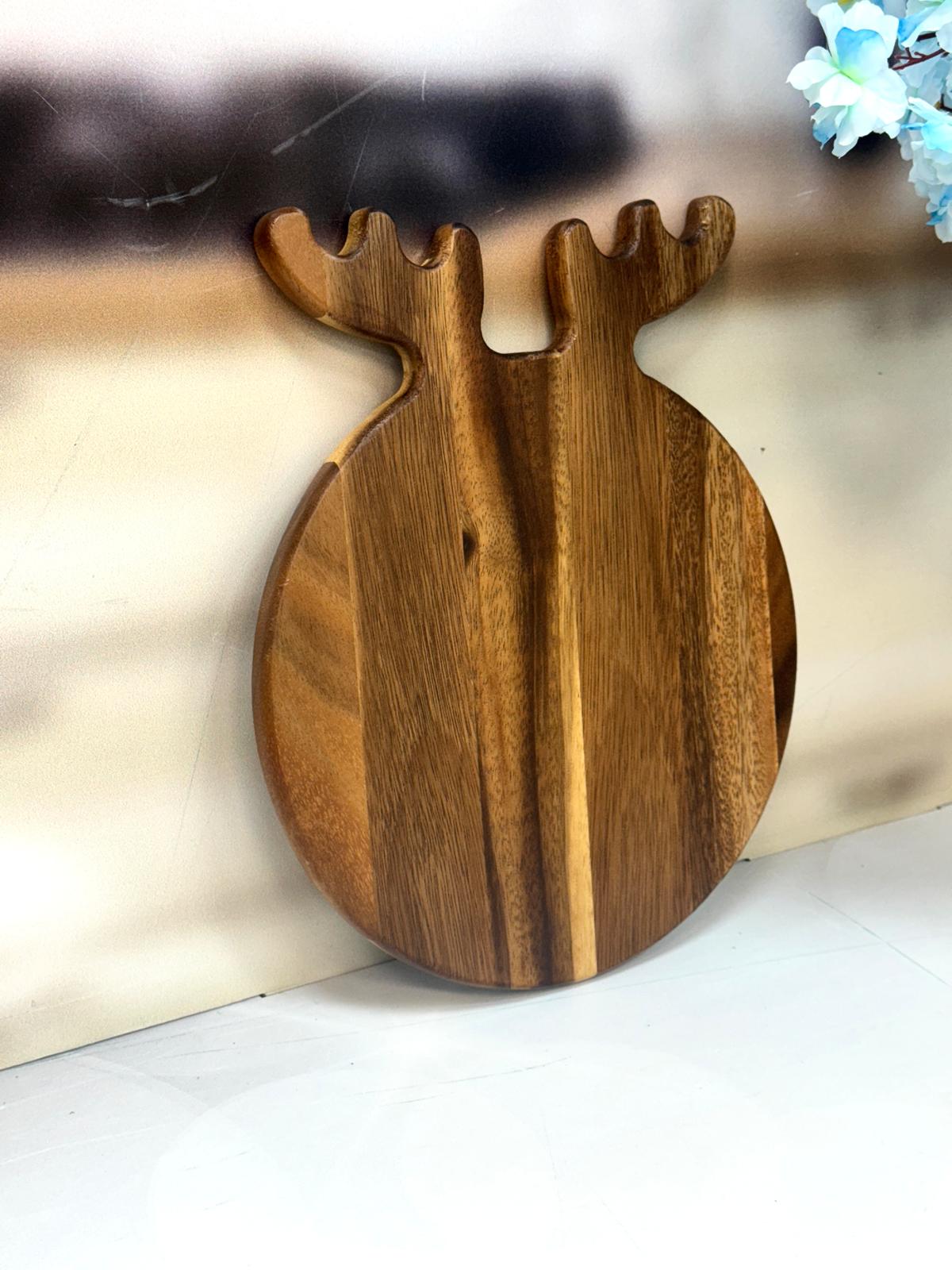 Akasya Yuvarlak Kesme Tahtası 30 Cm