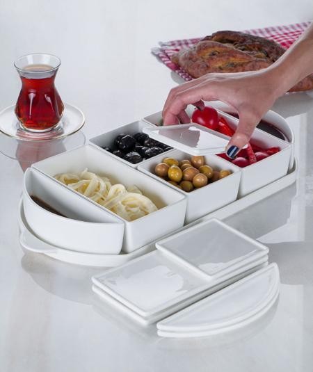 ACAR Bıanco Perla Oval Kahvaltılık