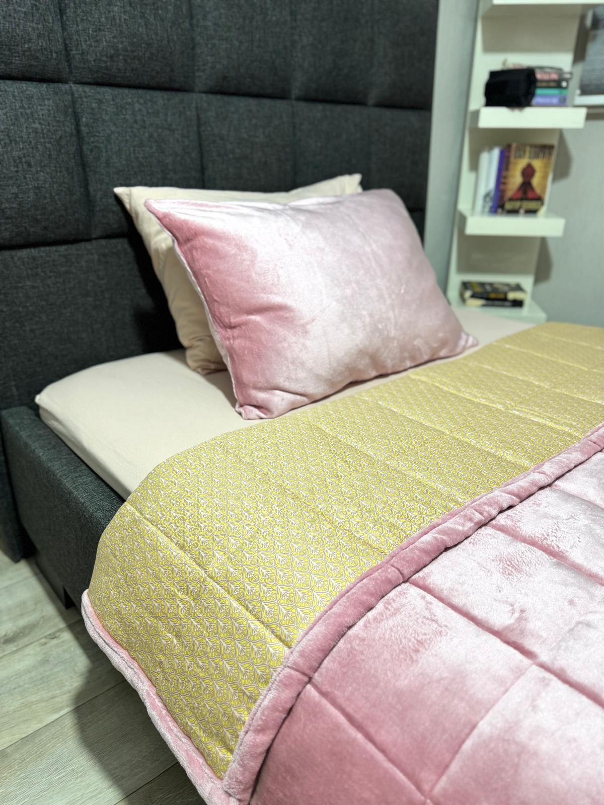 Berry Concept Yumuşak Kadife Tek Kişilik Yatak Örtüsü 175/235 cm