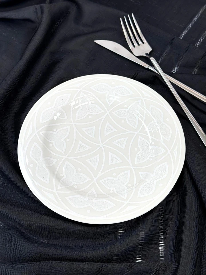 KOSAVA Porselen Pasta Tabağı 20 Cm