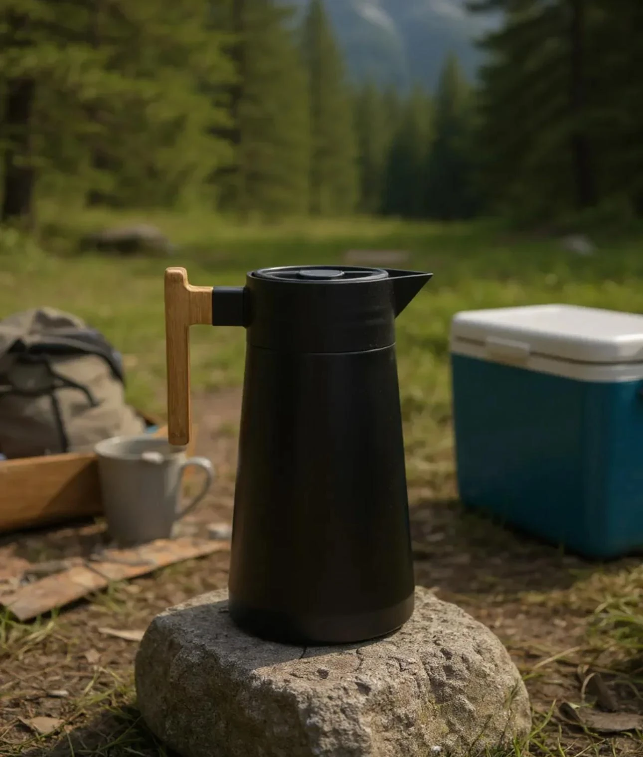 NORTH 2 LİTRE ÇELİK TERMOS-SİYAH