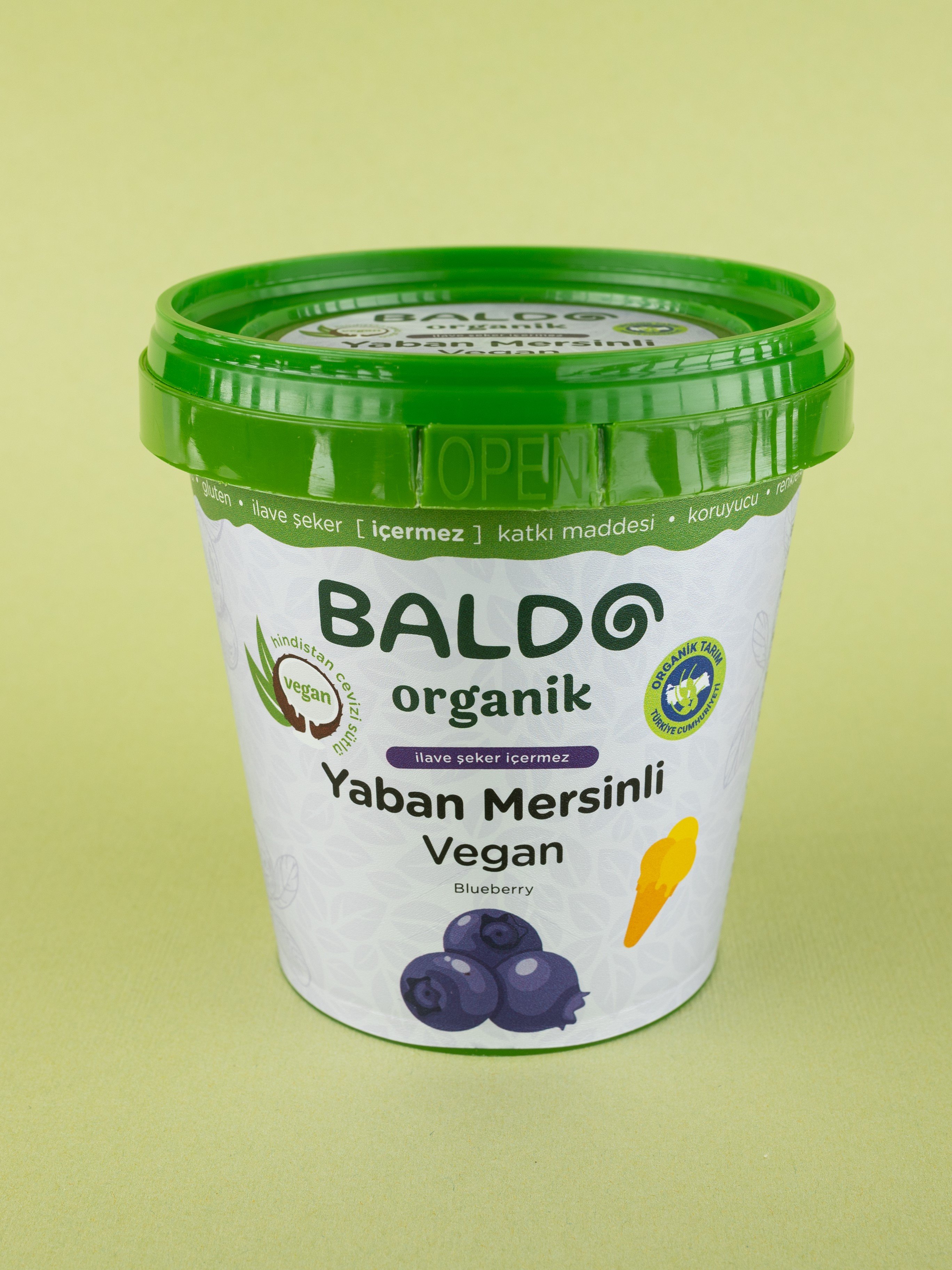 Yaban Mersinli Vegan Dondurma 300 gr