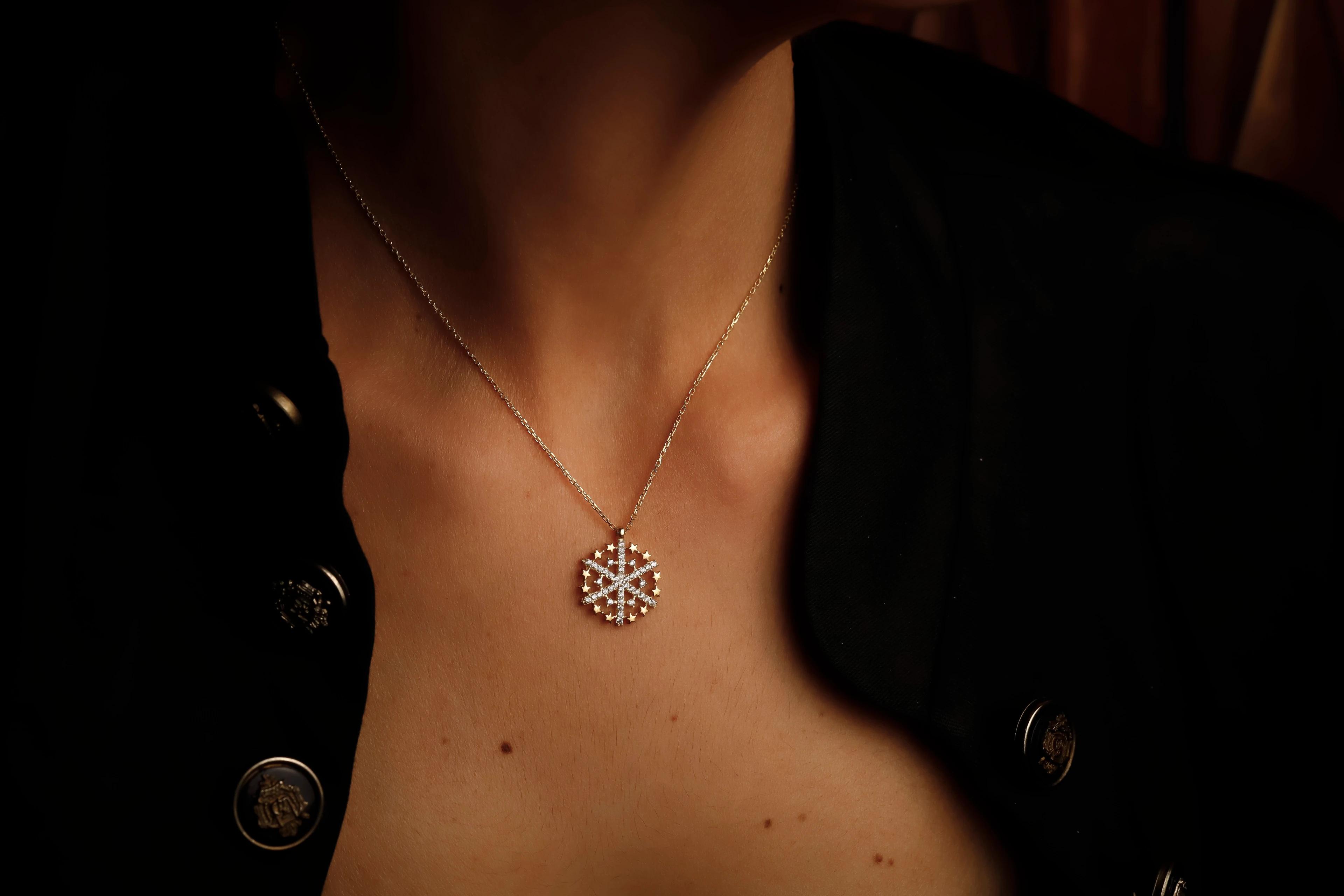 Yıldızlı Gece Kolye