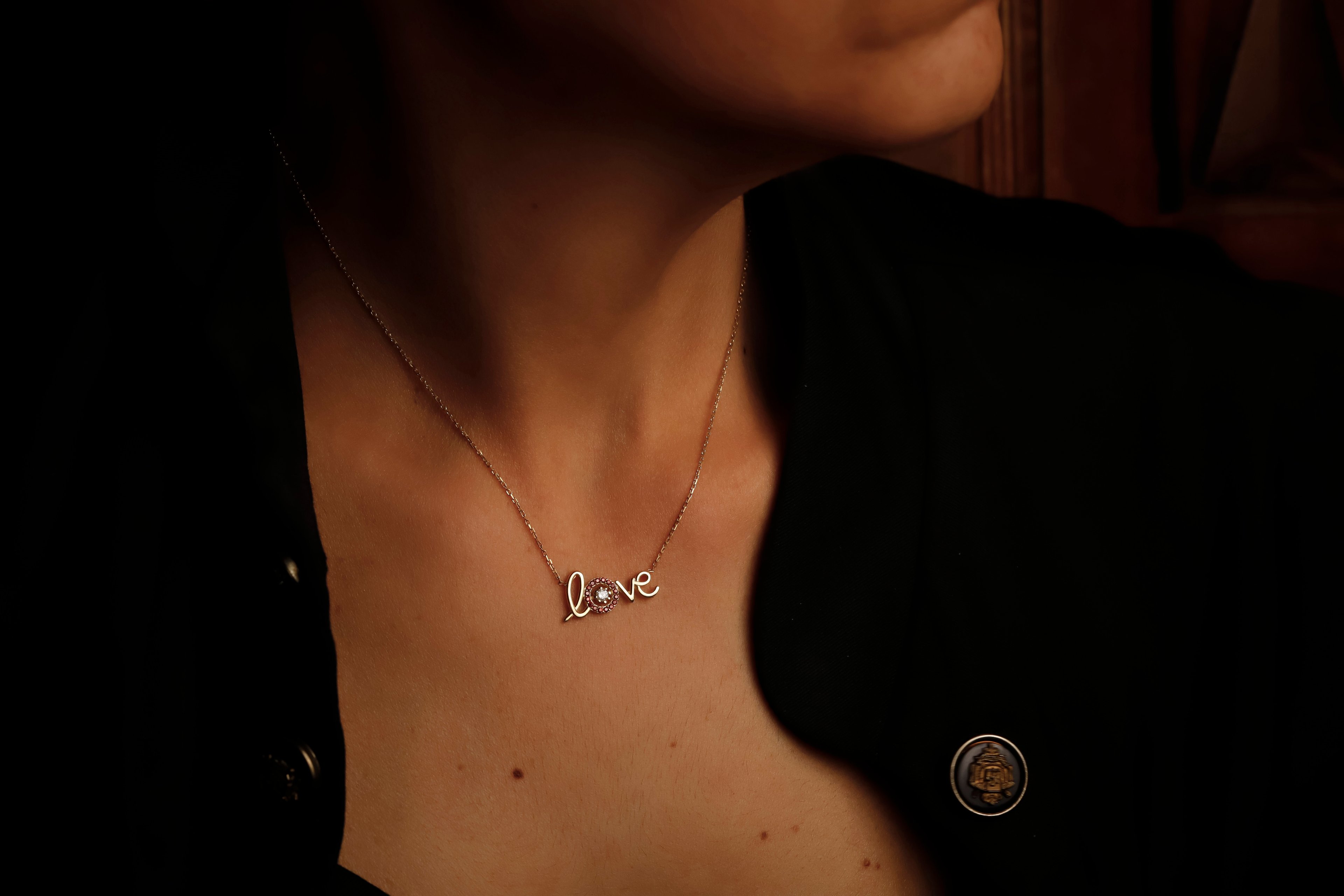 Love Taşlı Kolye