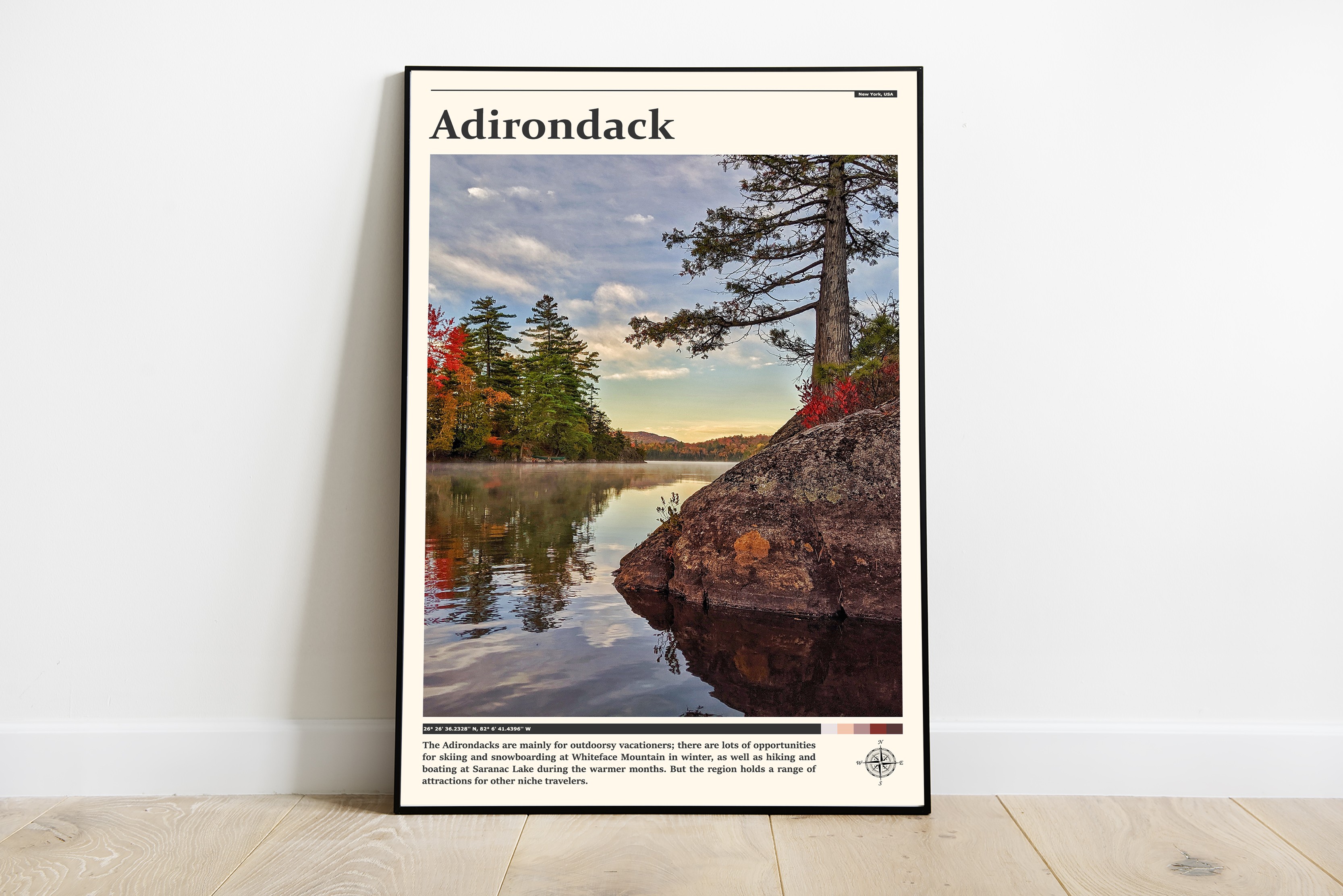 Adirondack Print/Adirondack Wall Art/Adirondack Poster