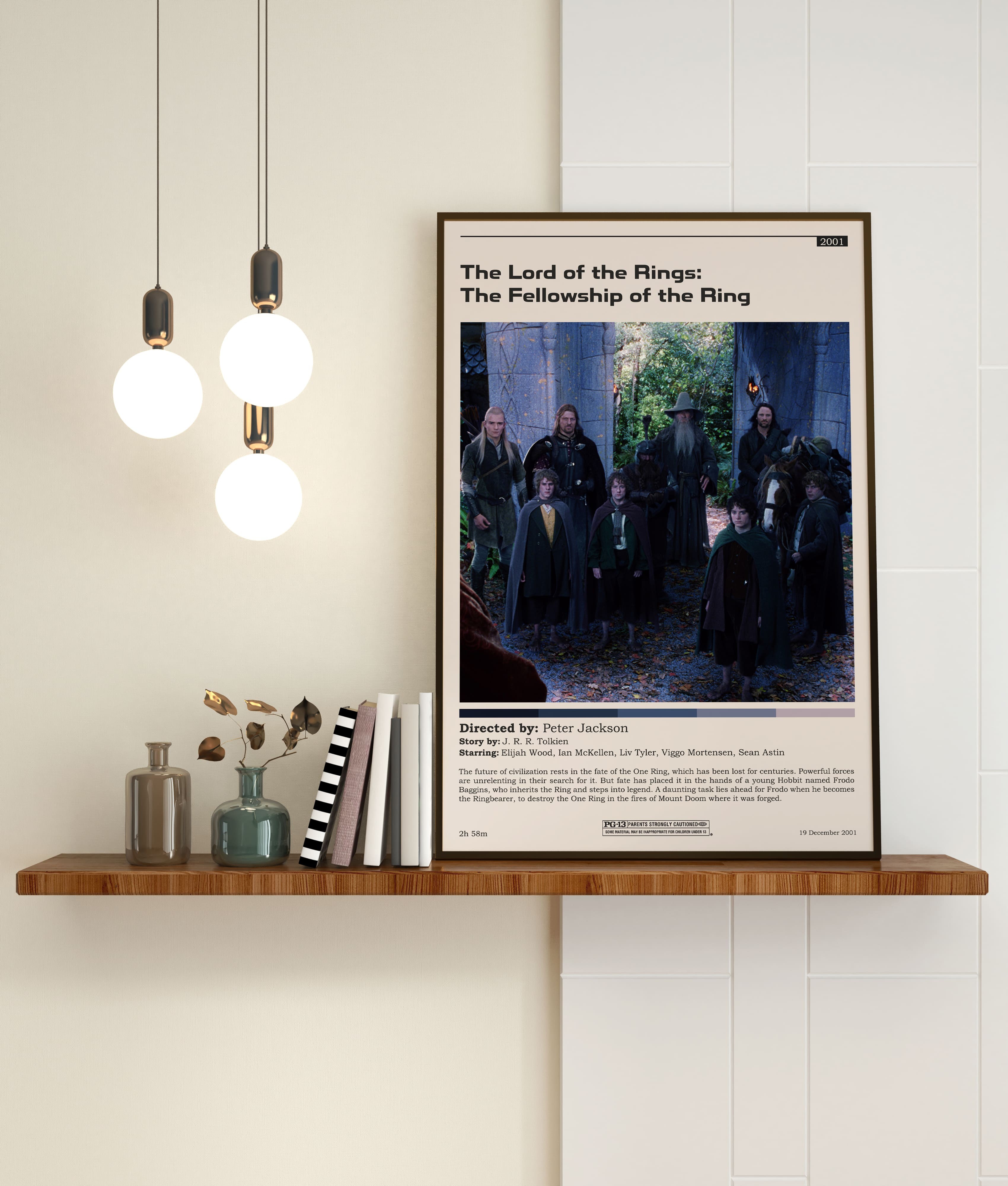 The Lord of The Rings The Fellowship of The Ring Print/The Lord of The Rings The Fellowship of The Ring Wall Art/The Lord of The Rings The Fellowship of The Ring Poster