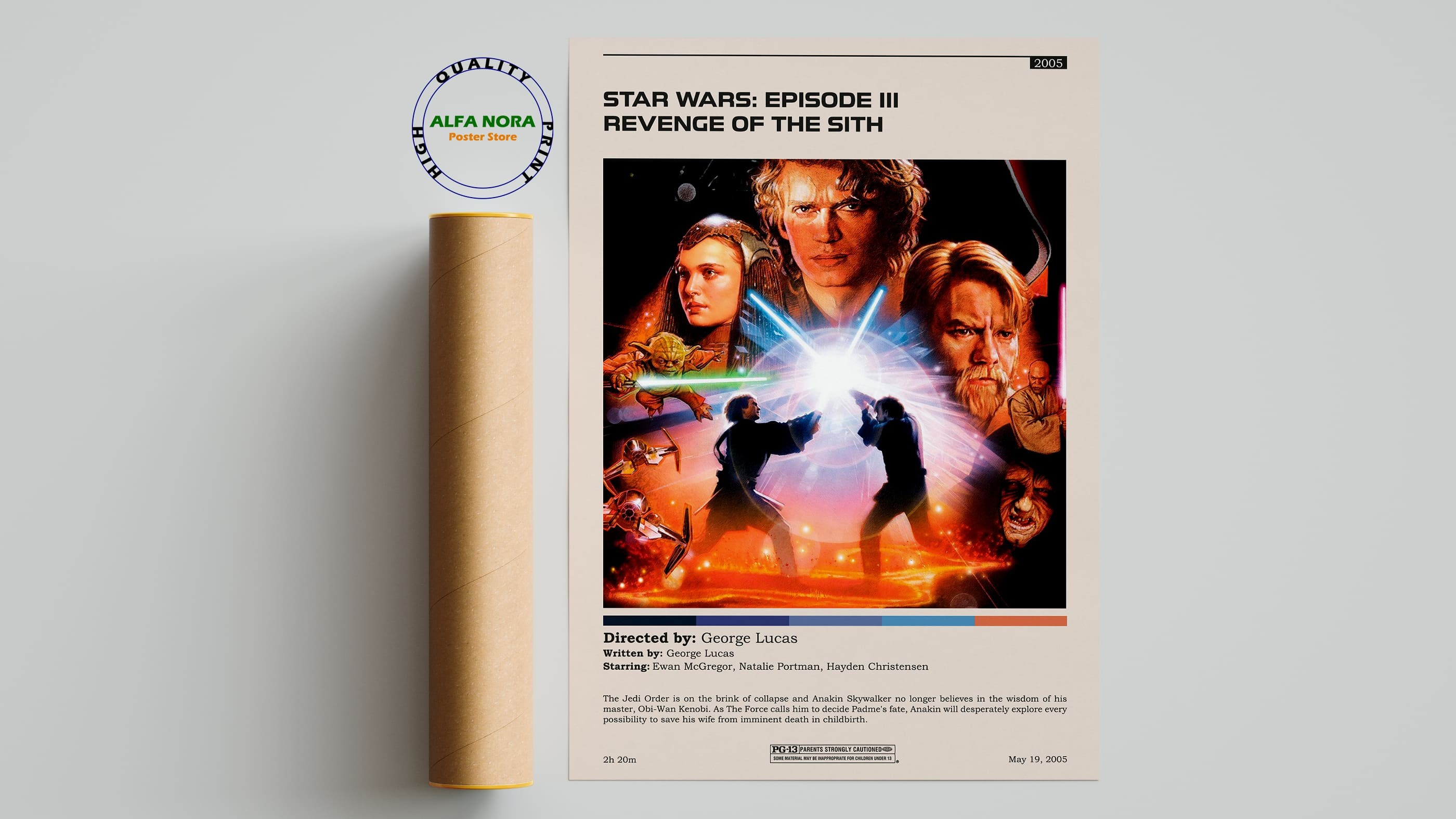 Revenge of The Sith Print/Revenge of The Sith Wall Art/Revenge of The Sith Poster