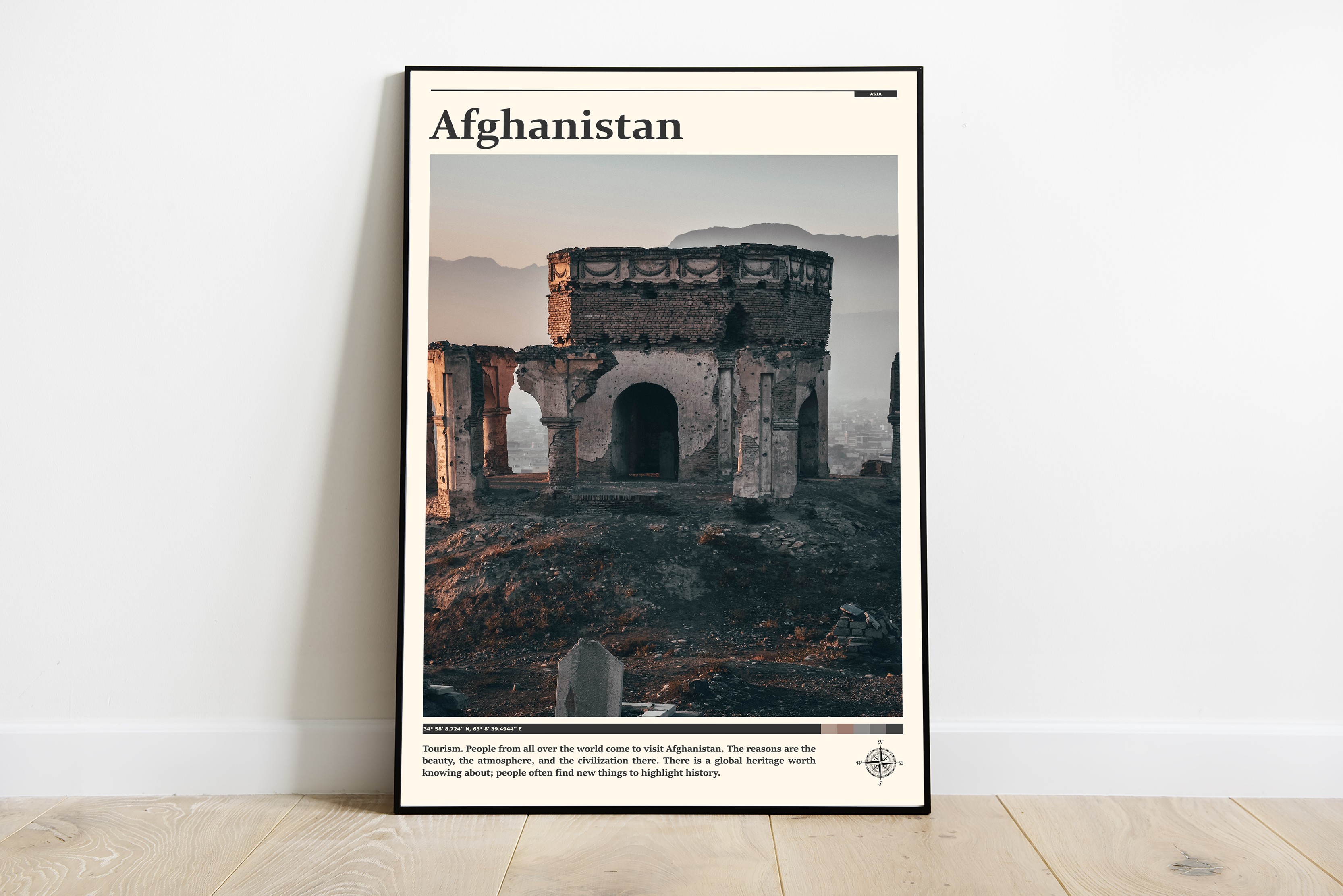 Afghanistan Print/Afghanistan Wall Art/Afghanistan Poster