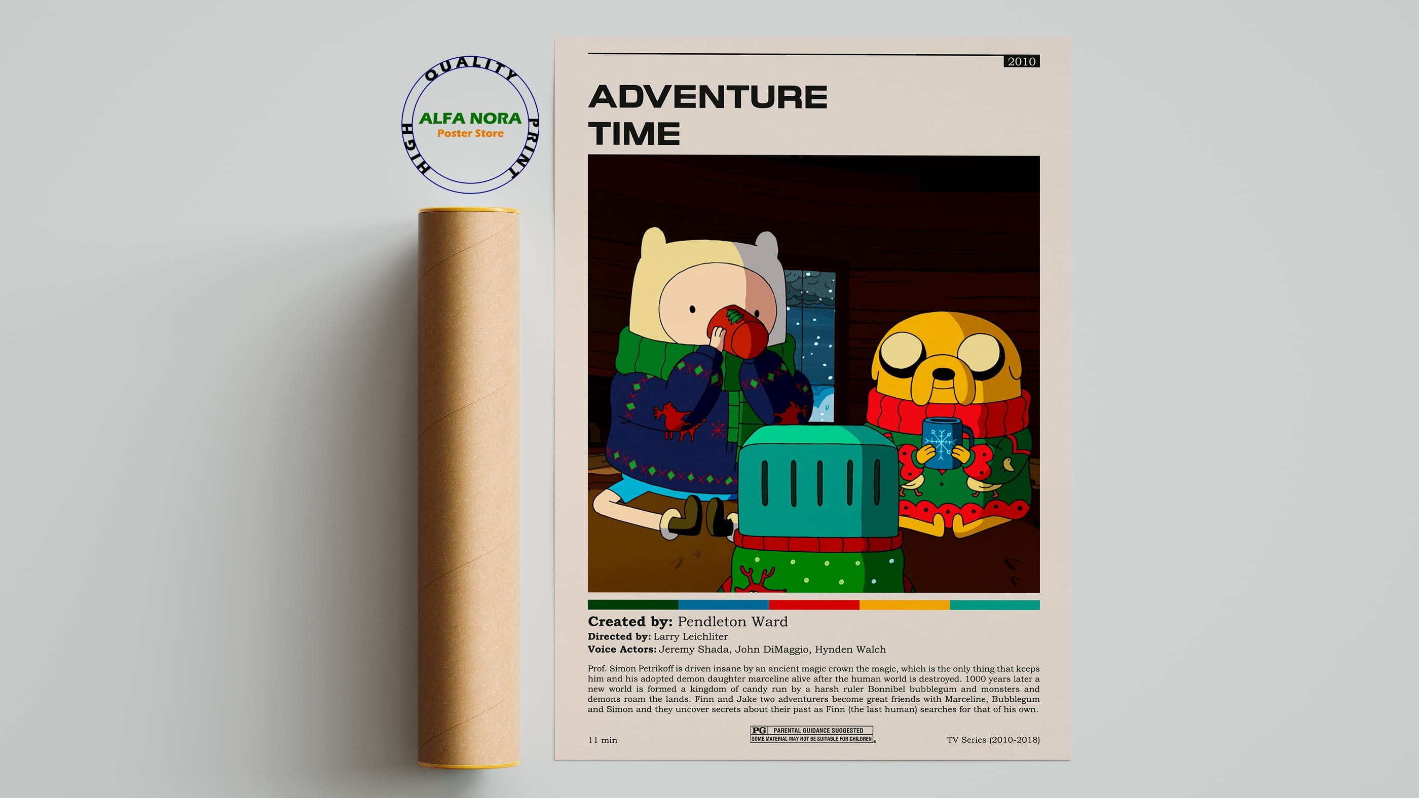 Adventure Time Print/Adventure Time Wall Art/Adventure Time Poster