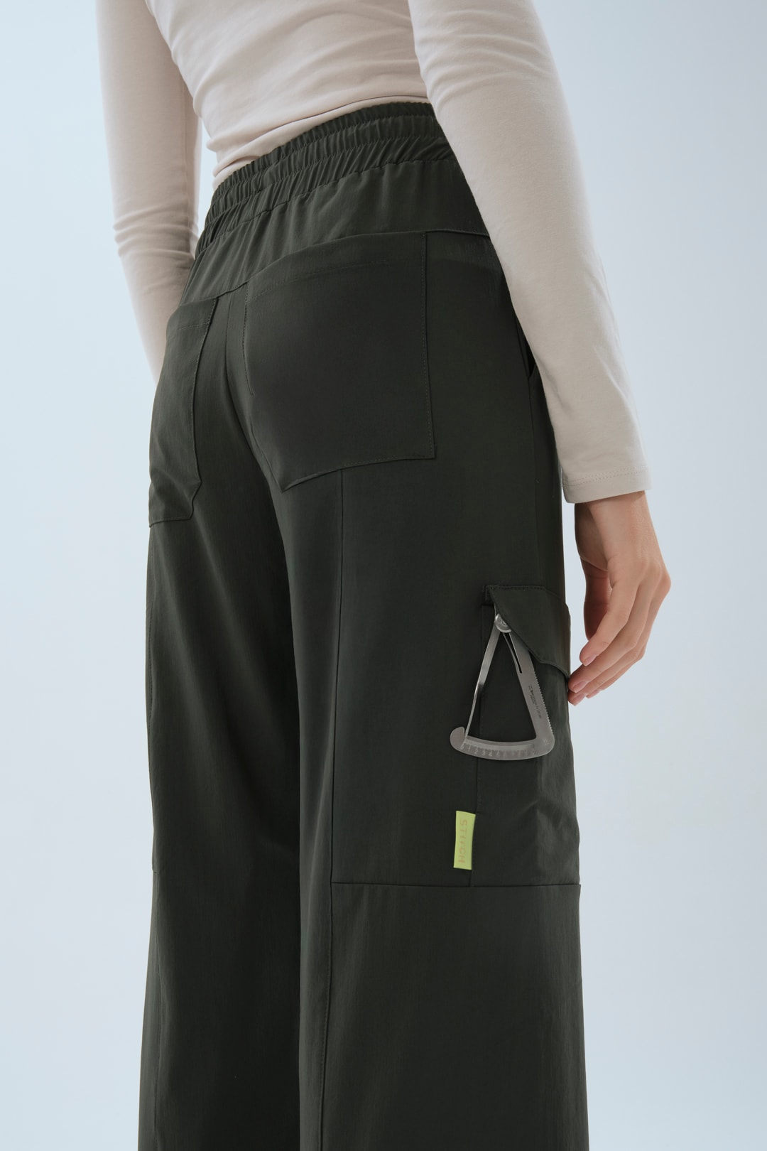BELİ LASTİKLİ TEKNİK KADIN SCRUB PANTOLON