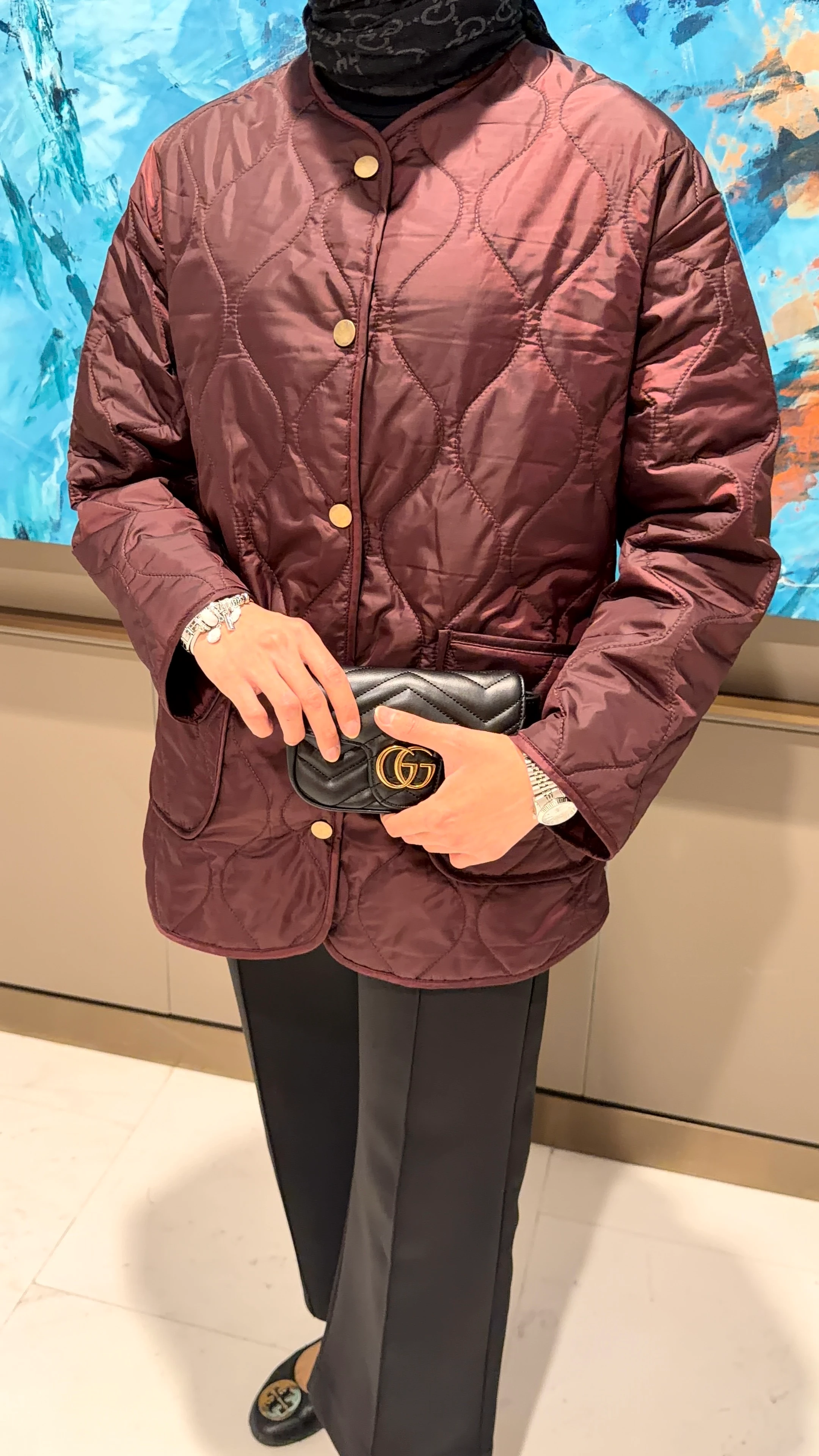 Kapitone Mont Ceket - BORDO