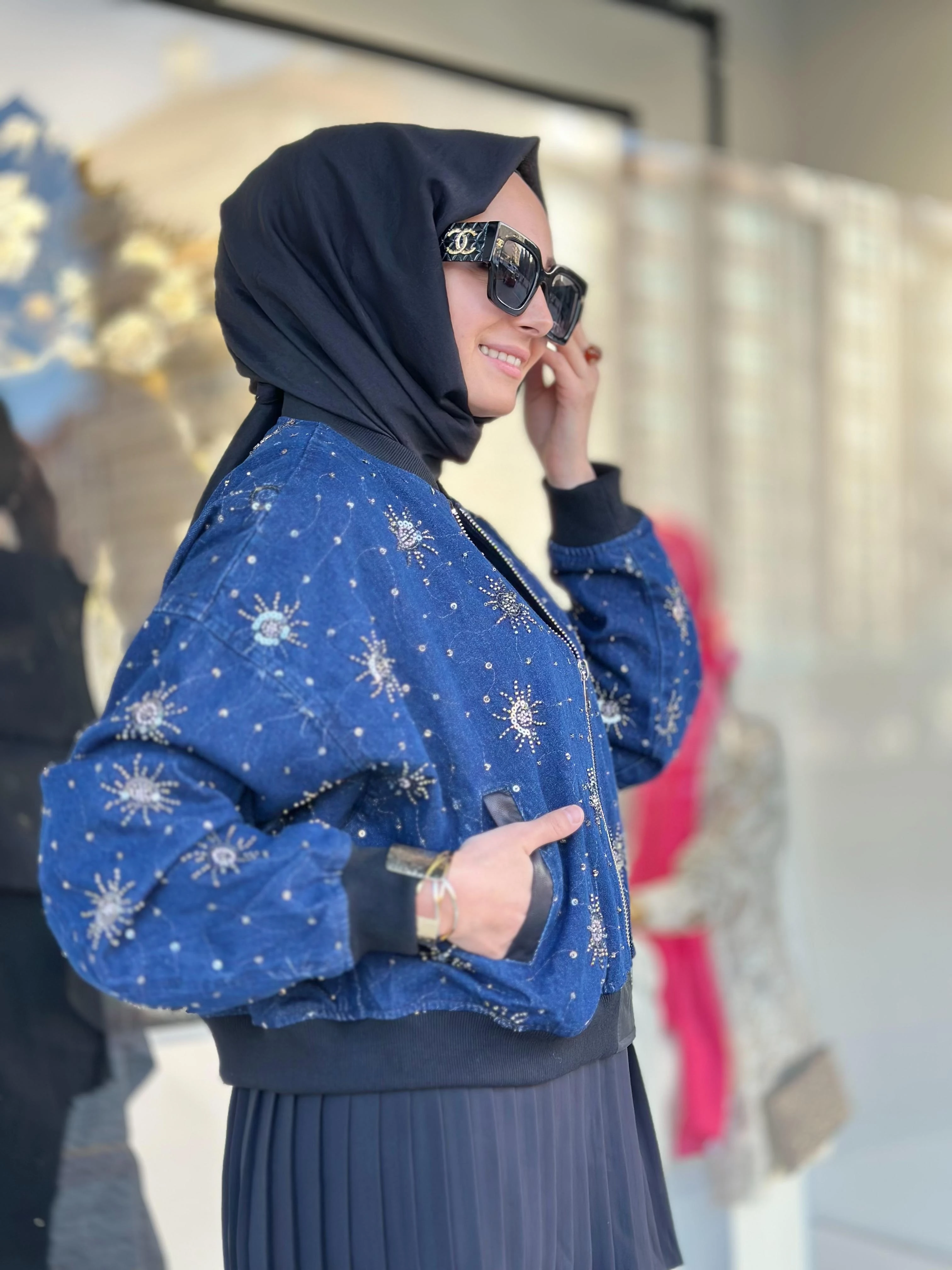 İthal Kısa Kot Ceket-Tac 87968