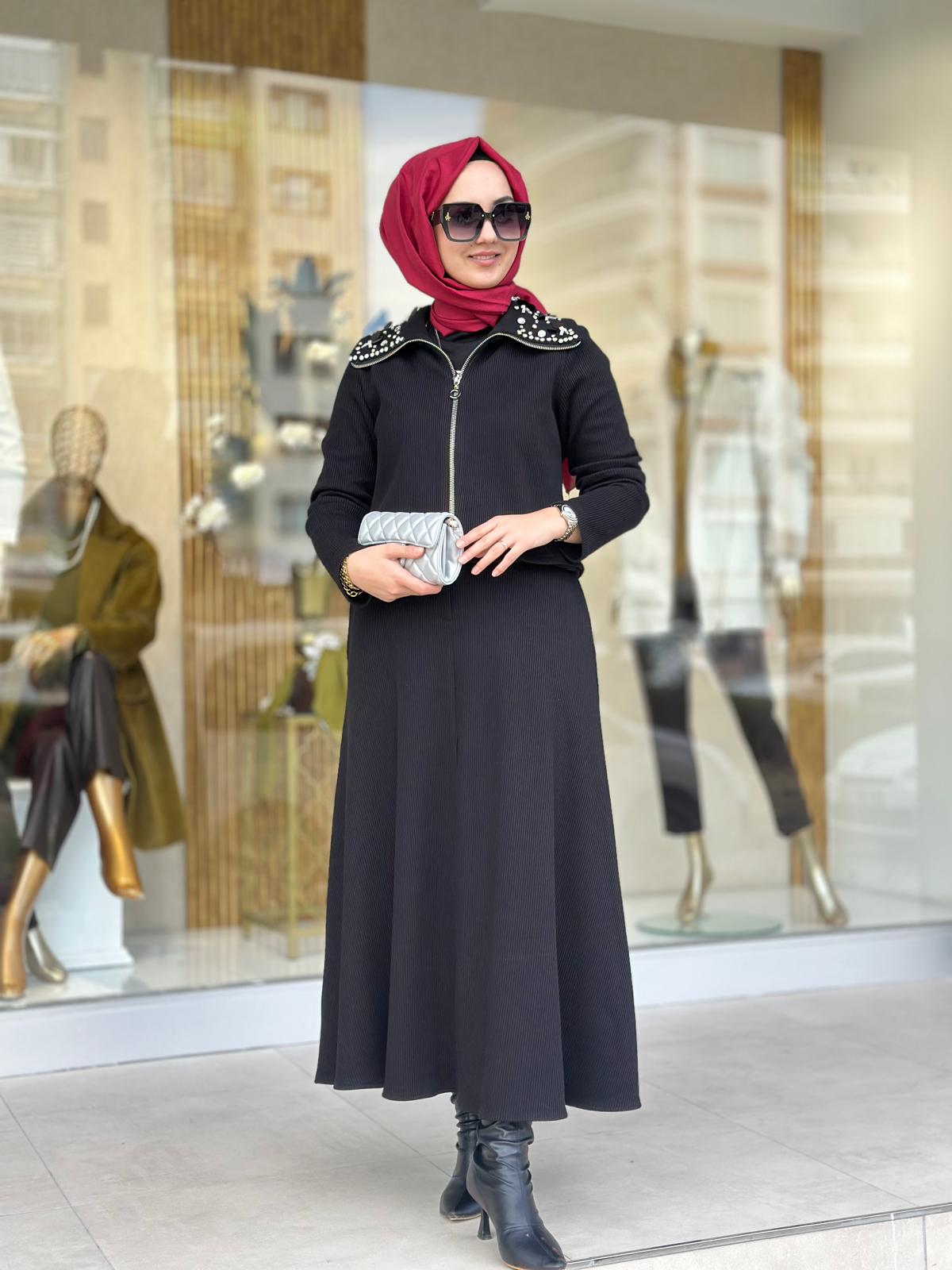 Yaka Det.Etek Takım-Tac 19500 - SİYAH