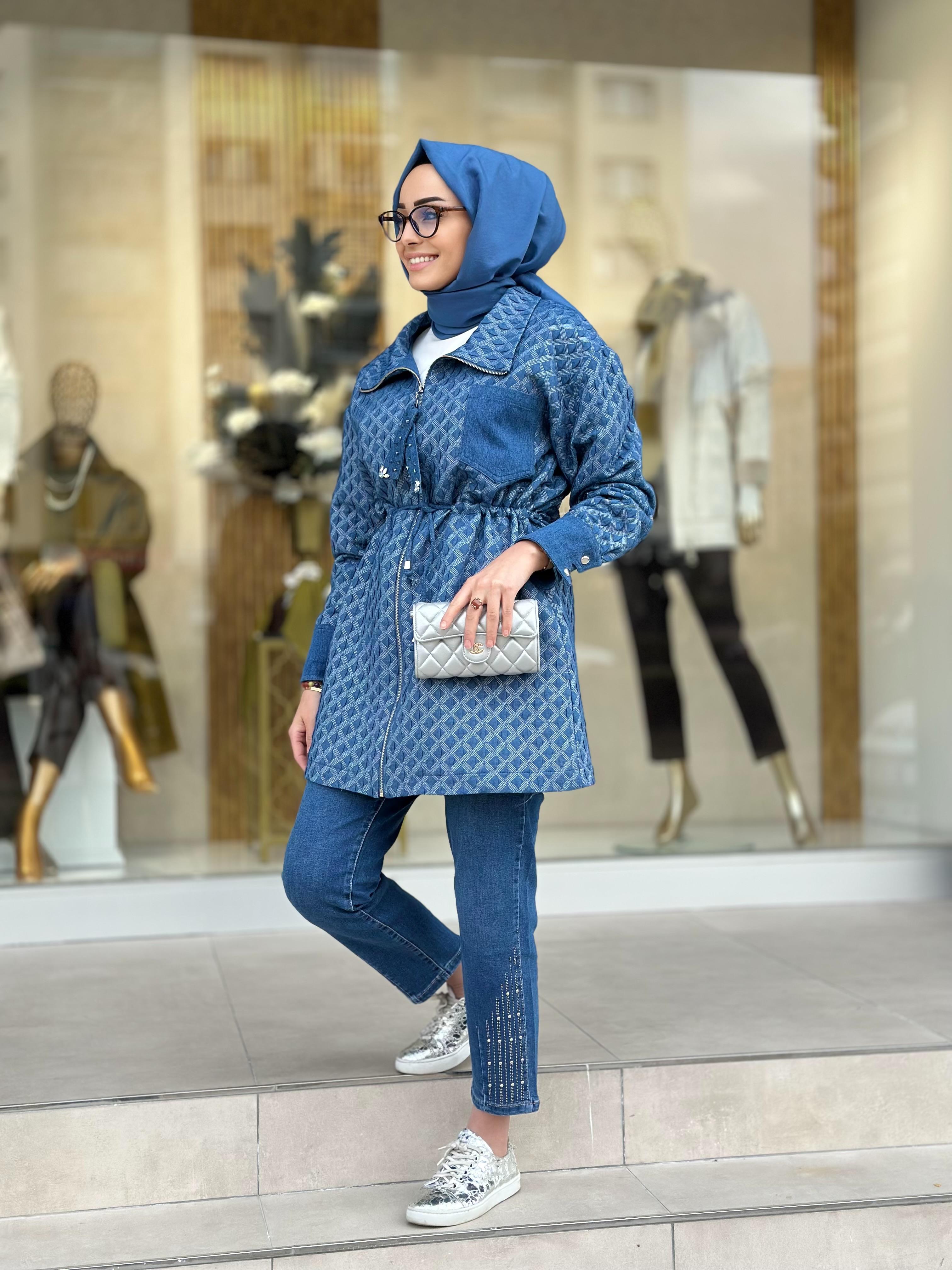 Fermuar Det.Bomber Ceket-Tac 14268