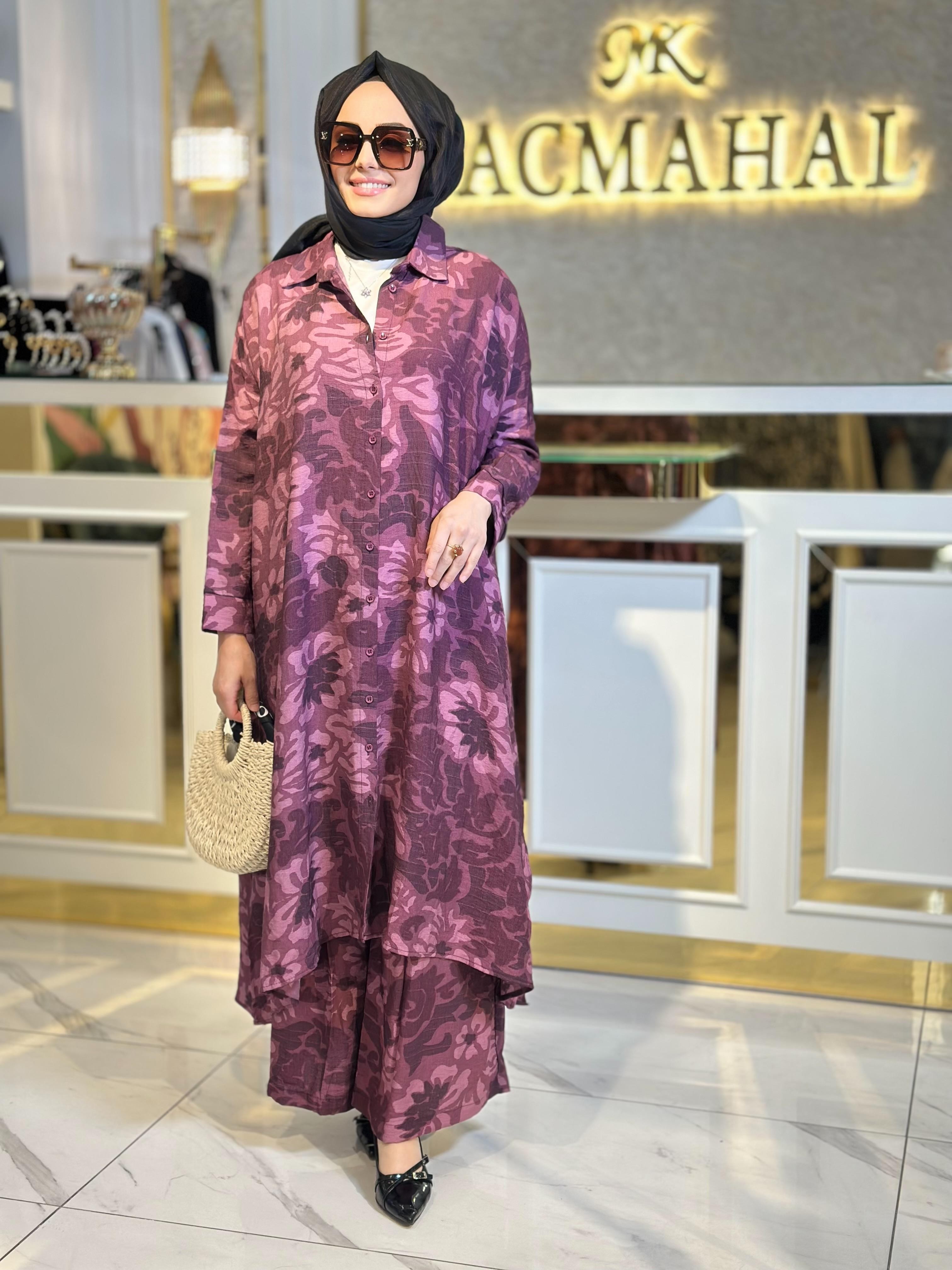 Ebruli Pant. Takım-Tac 453 - Pembe