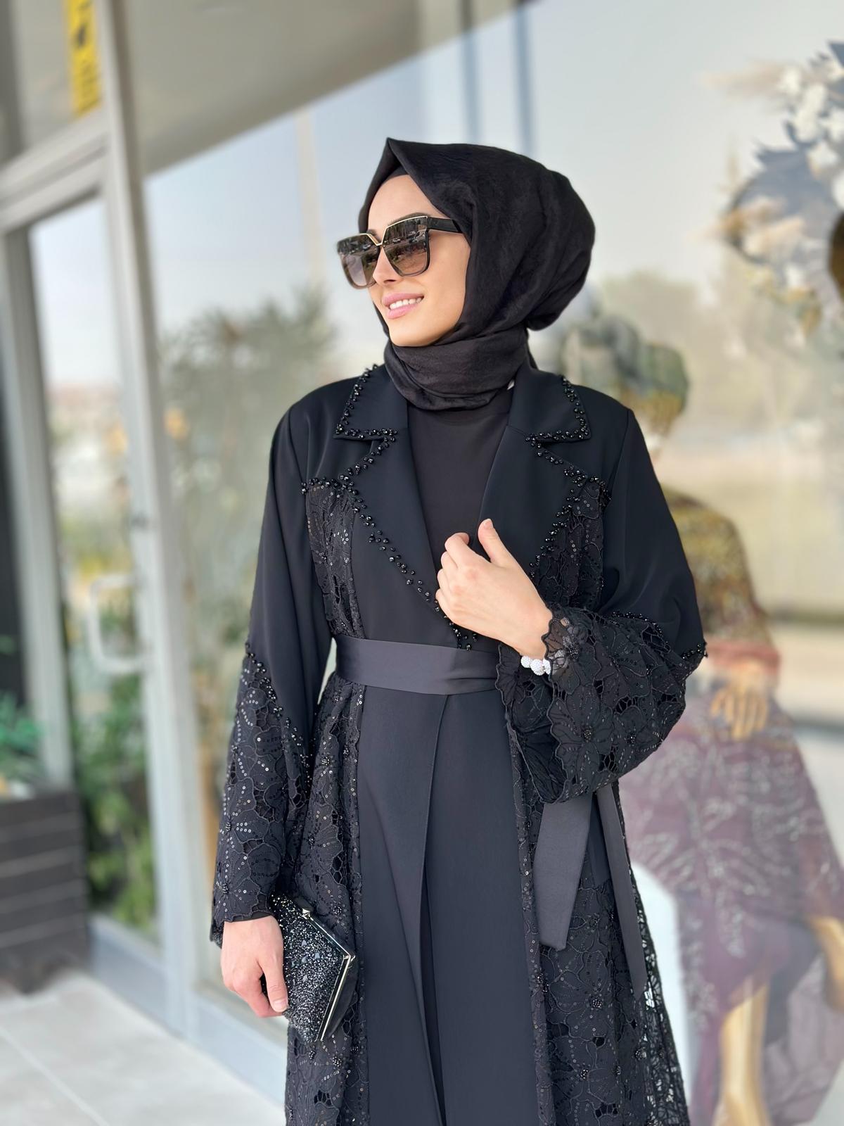 El İşleme Det.Dantel Ceket-Tac 6246