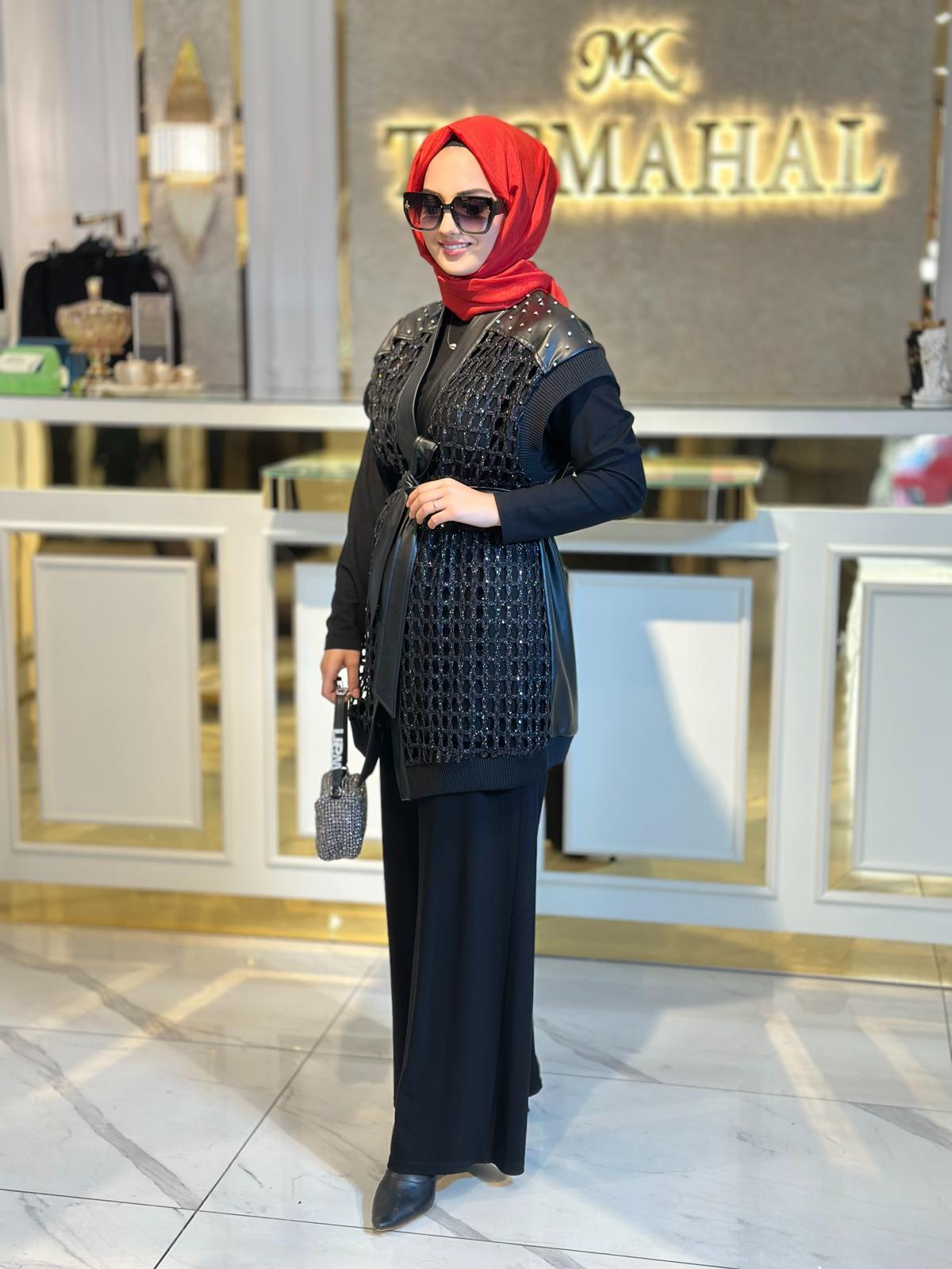 Taş Ve File Det.Yelek Takım-Tac 45817