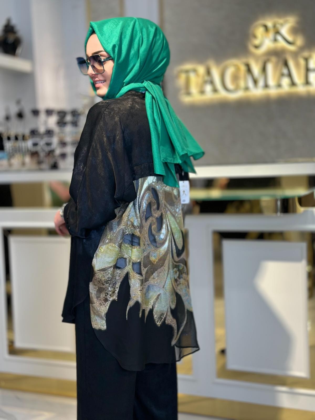 Arkası Desenli Pant.Takım-Tac 8617