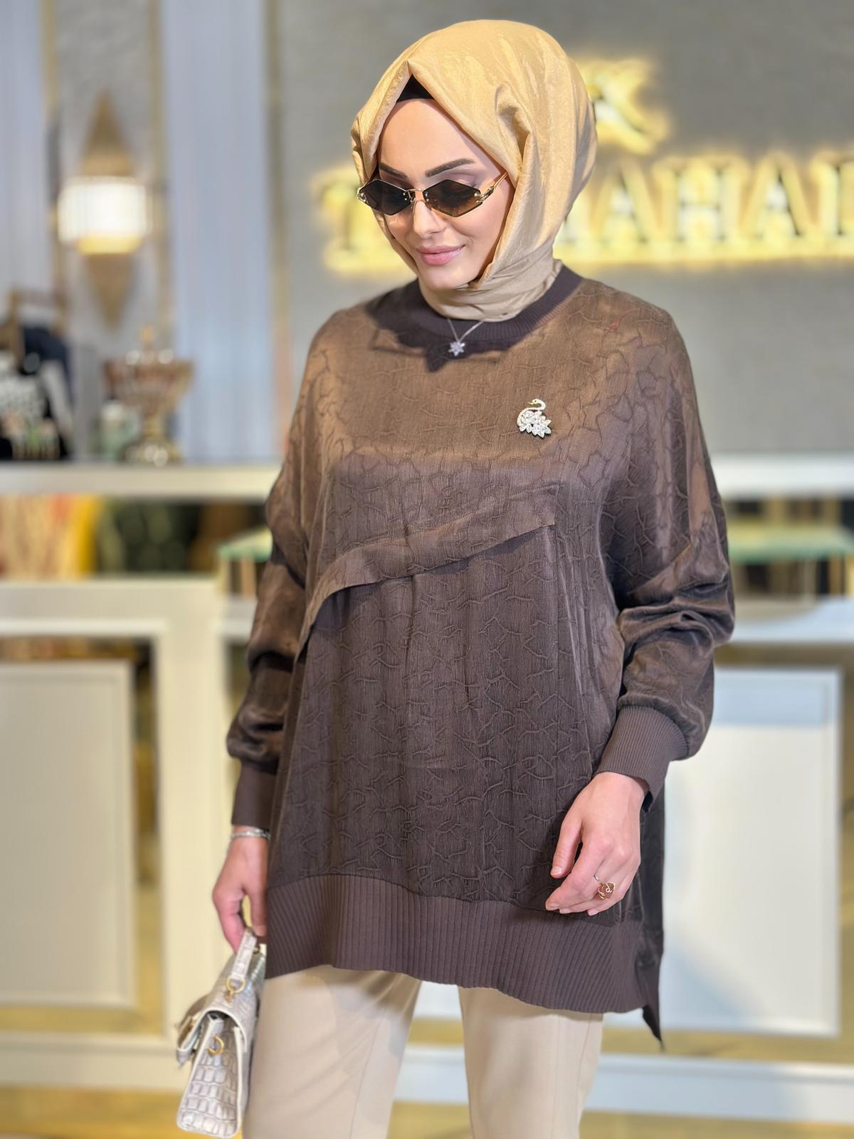 Nuss Tunik-Tac 3003 - KAHVERENGİ