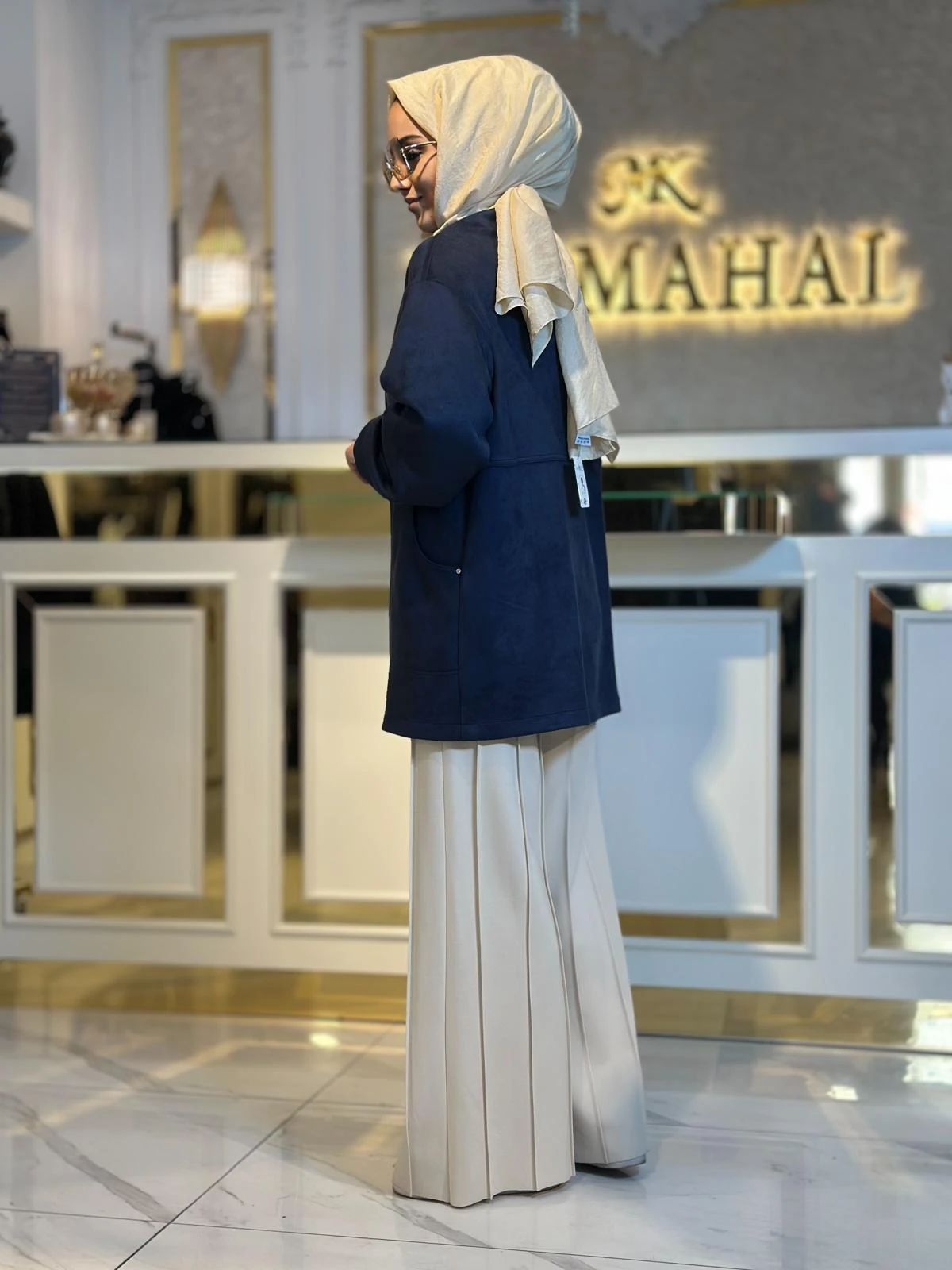 Liora Geniş P.Örme Pant.-Tac 5612 - TAŞ