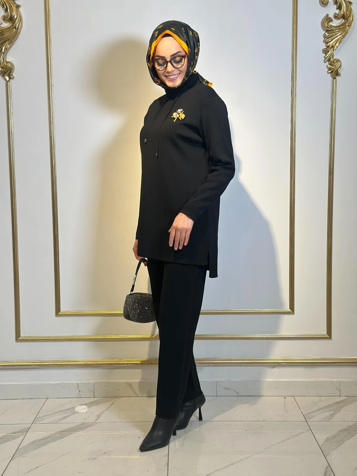 Nuss Pant. Takım-Tac 1353 - SİYAH