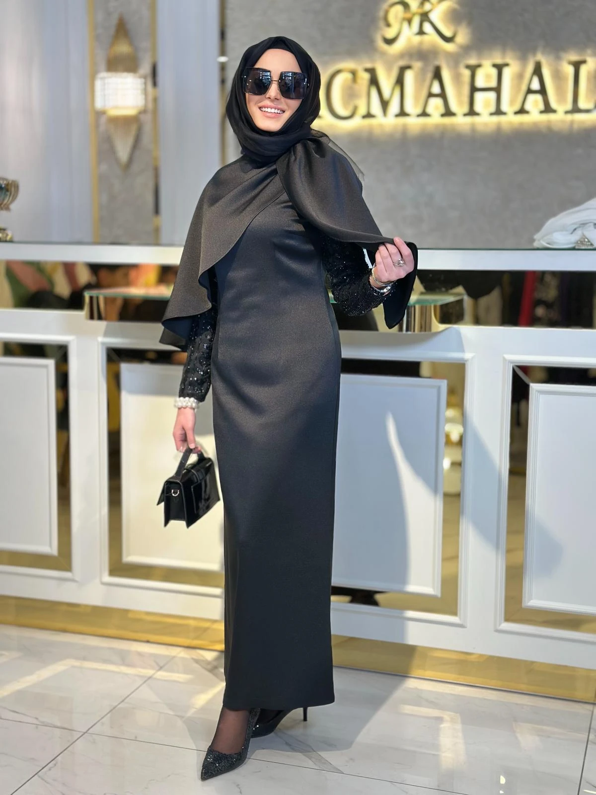 Kolu Taşlı Abiye-Tac 5008