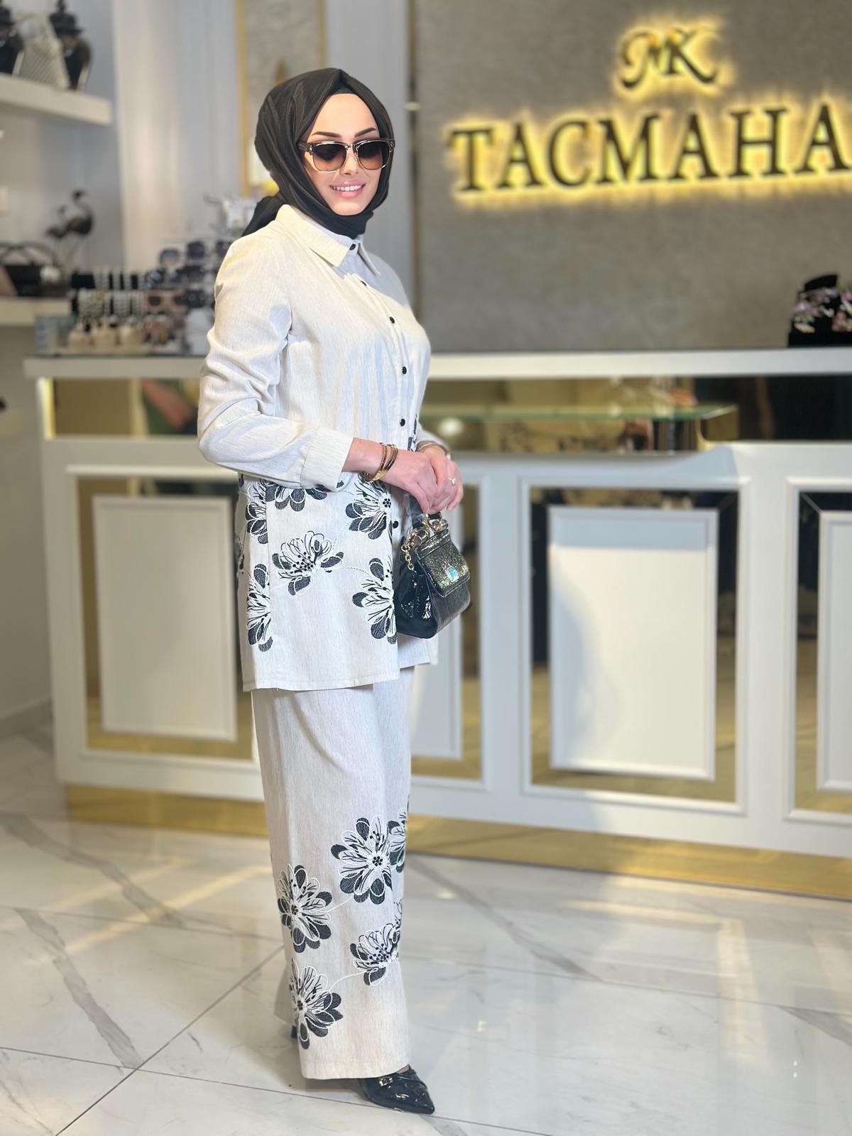 Desenli Keten Takım-Tac 3190