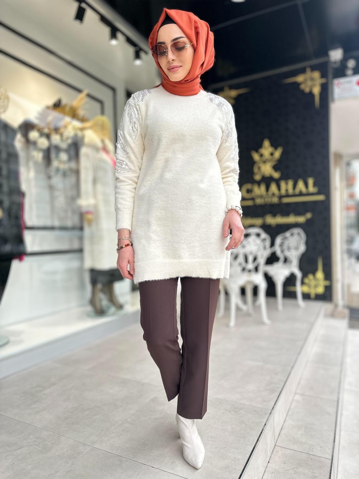 Angora Omuz Det.Tunik-Tac 140300