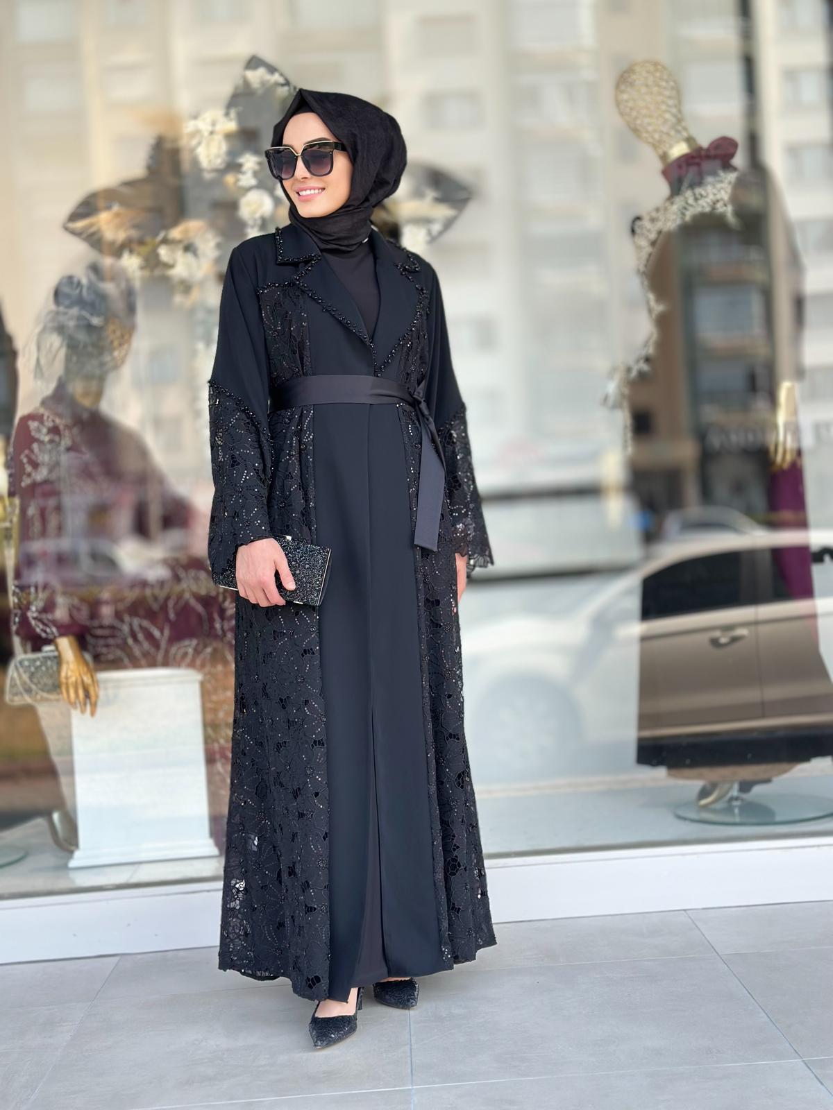 El İşleme Det.Dantel Ceket-Tac 6246