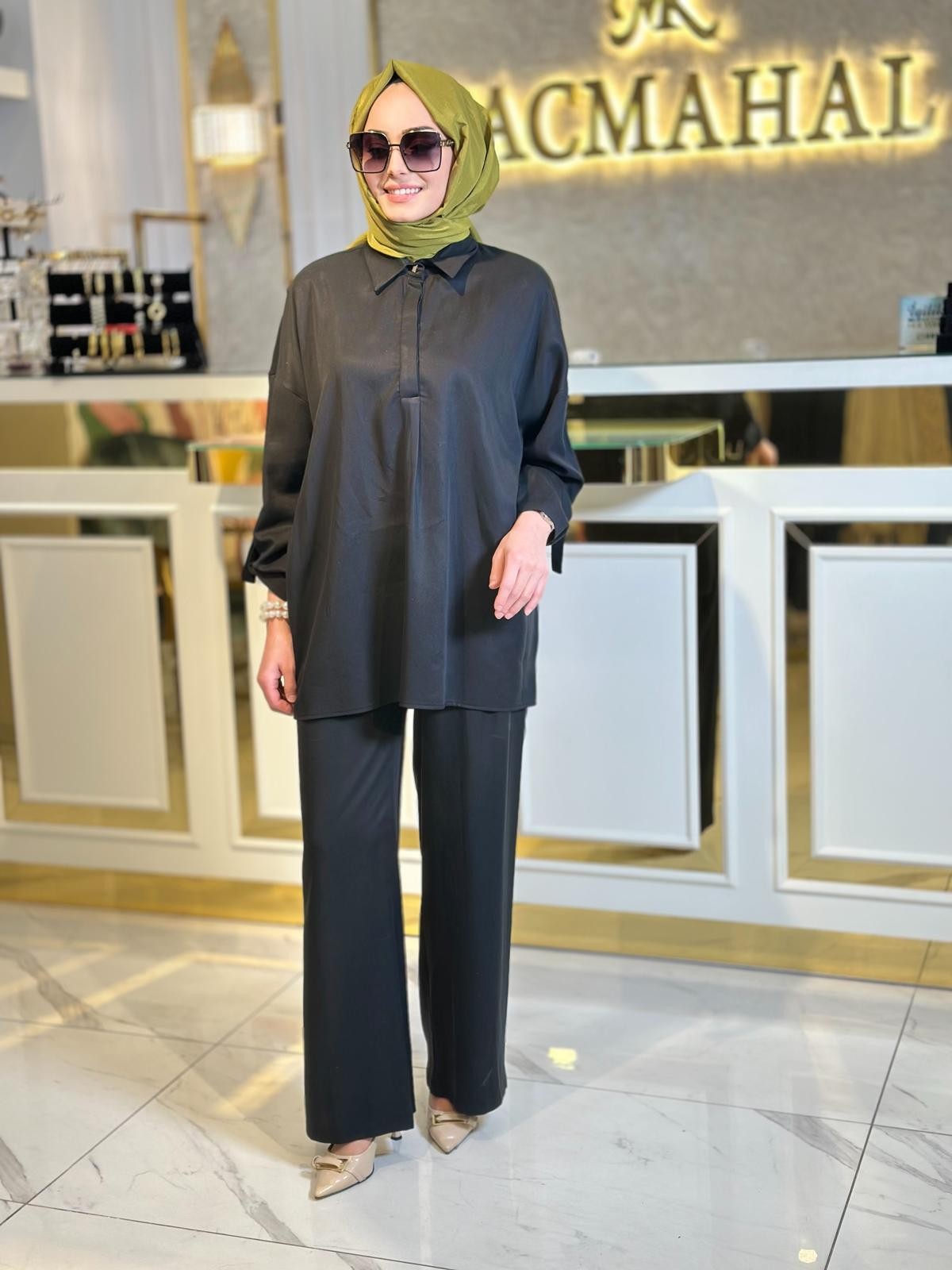 Apoletli Pant.Takım-Tac 3023 - SİYAH