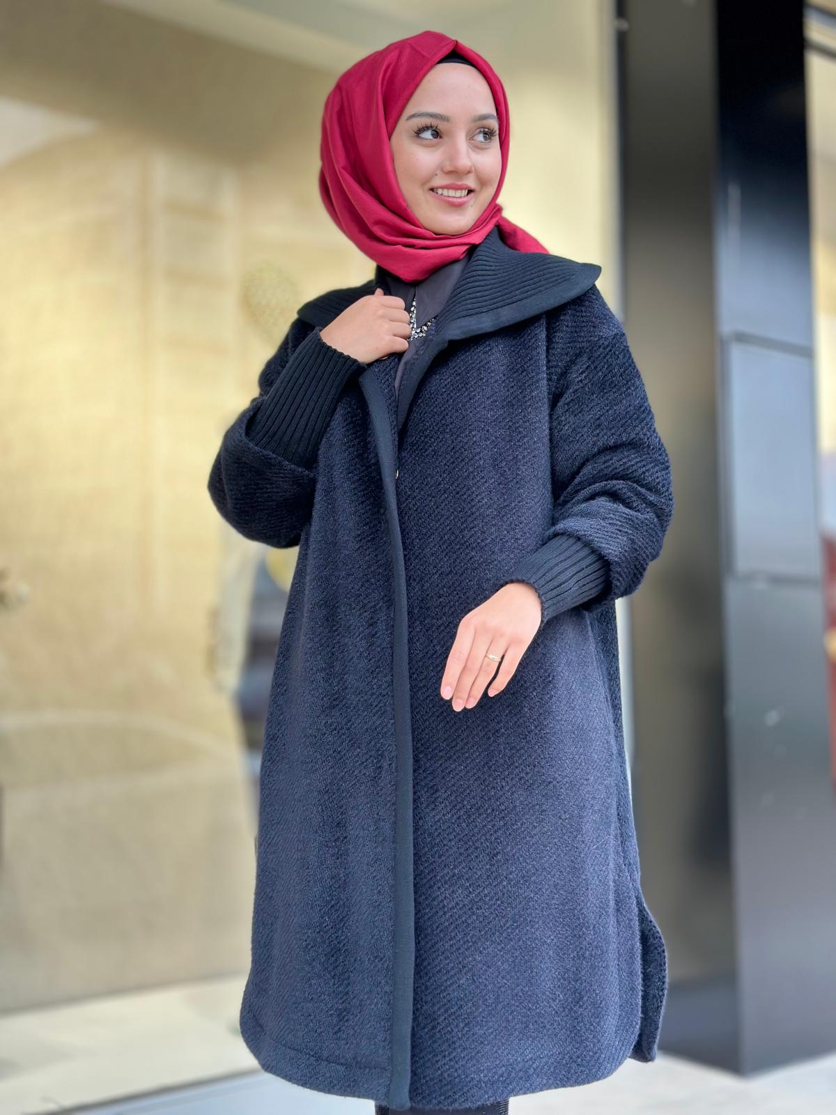 Triko Det. Çıtçıtlı Kaban-Tac 2021 - SİYAH