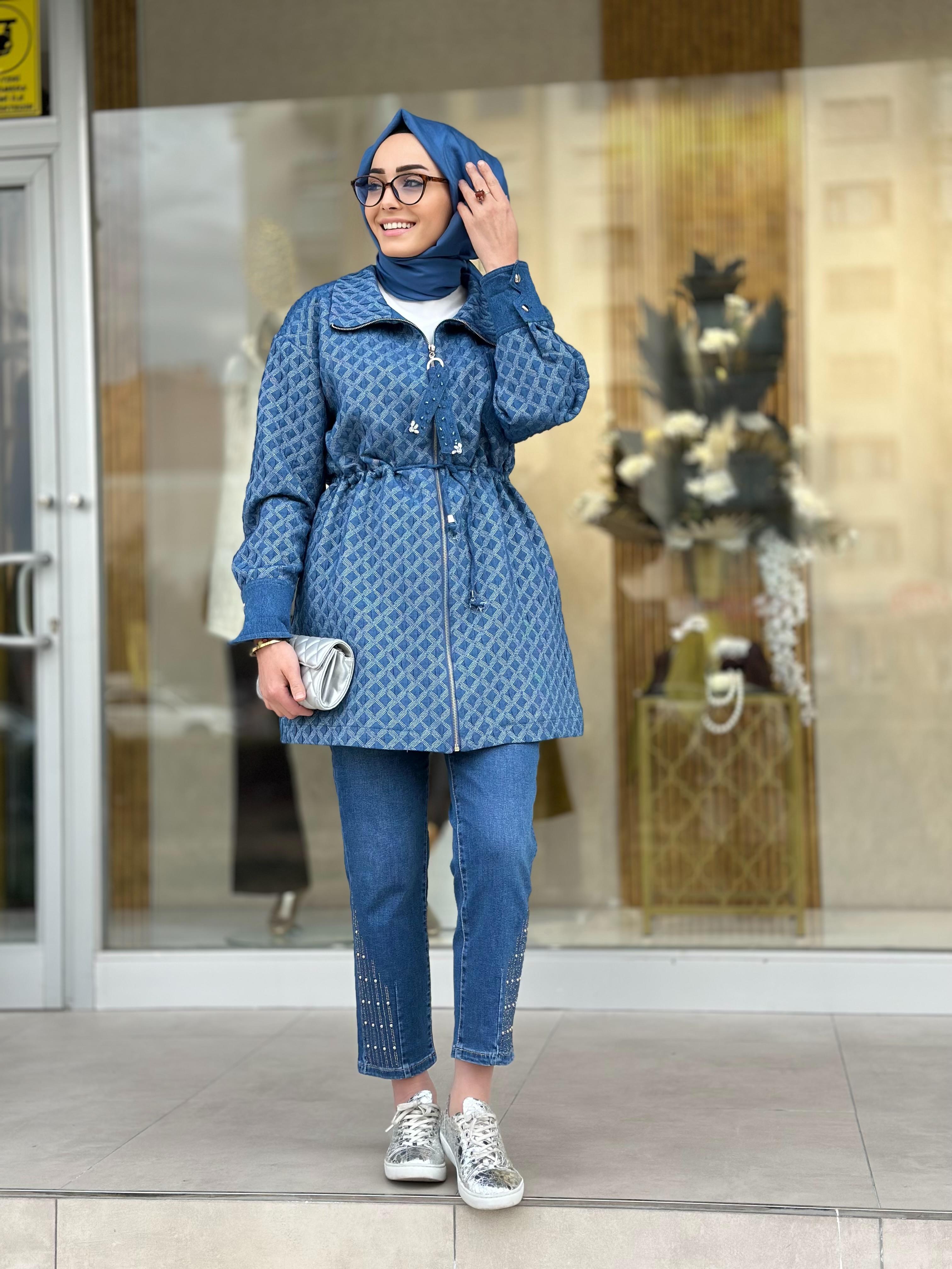 Fermuar Det.Bomber Ceket-Tac 14268