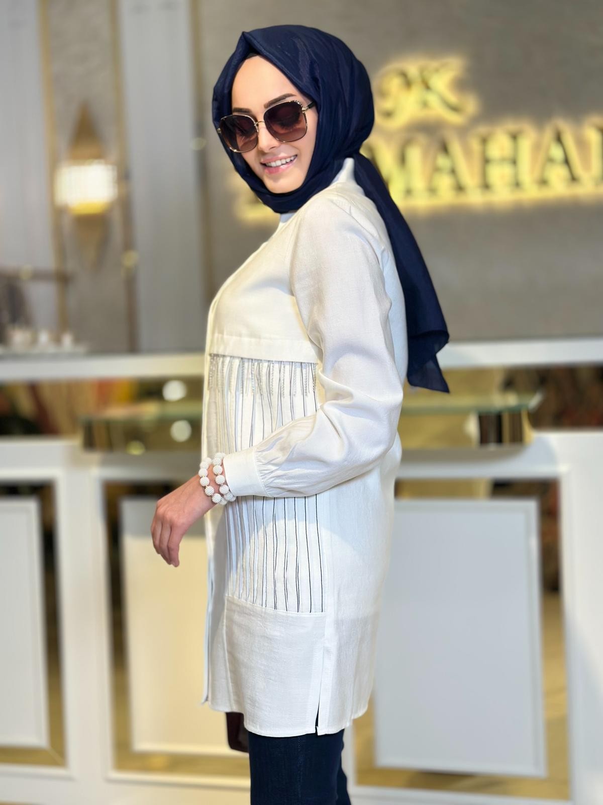 Taşlı Gömlek-Tac 56987