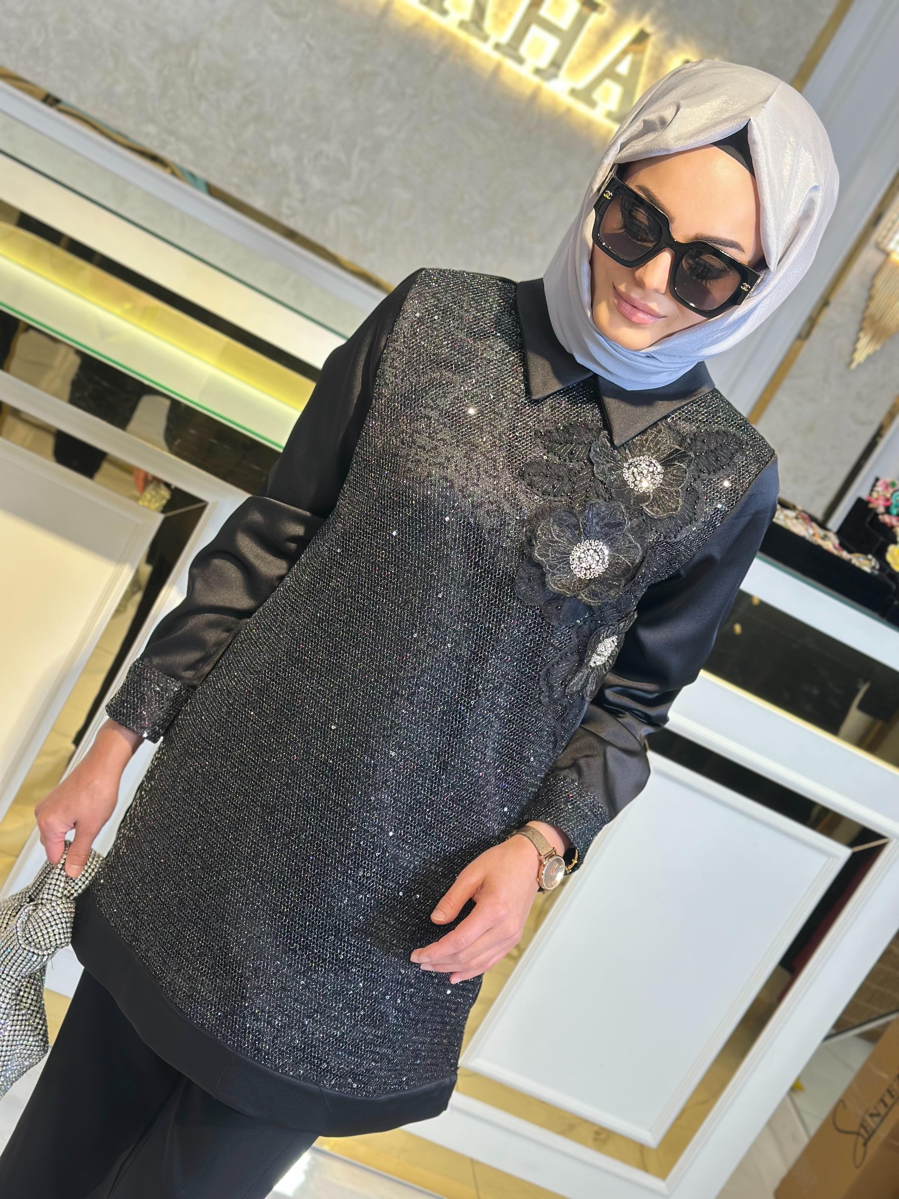 Çiçek Ve File Det.Tunik-Tac 3217