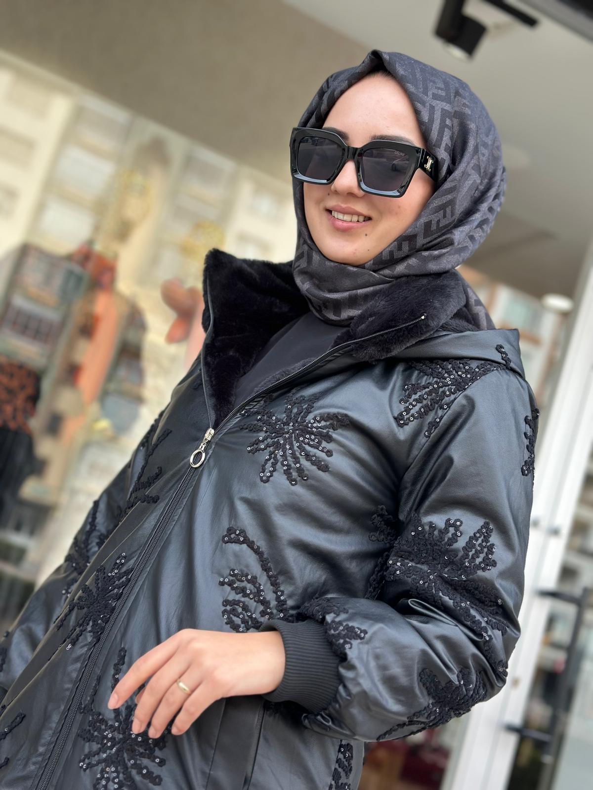 Nakışlı Deri Kaban-Tac 7973