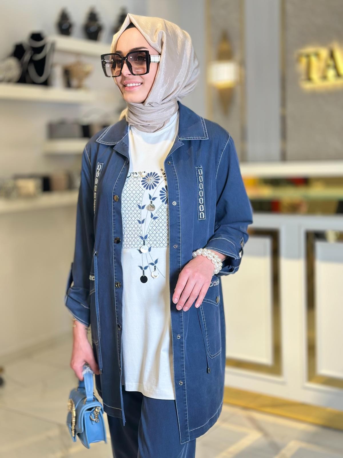 Kot Üçlü Takım-Tac 8516