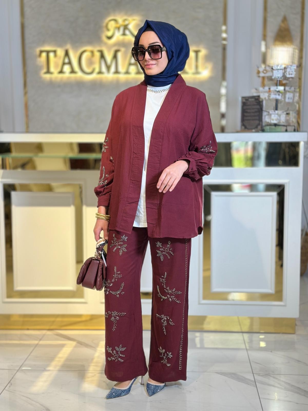 İşlemeli Kimono Takım-Tac 2021
