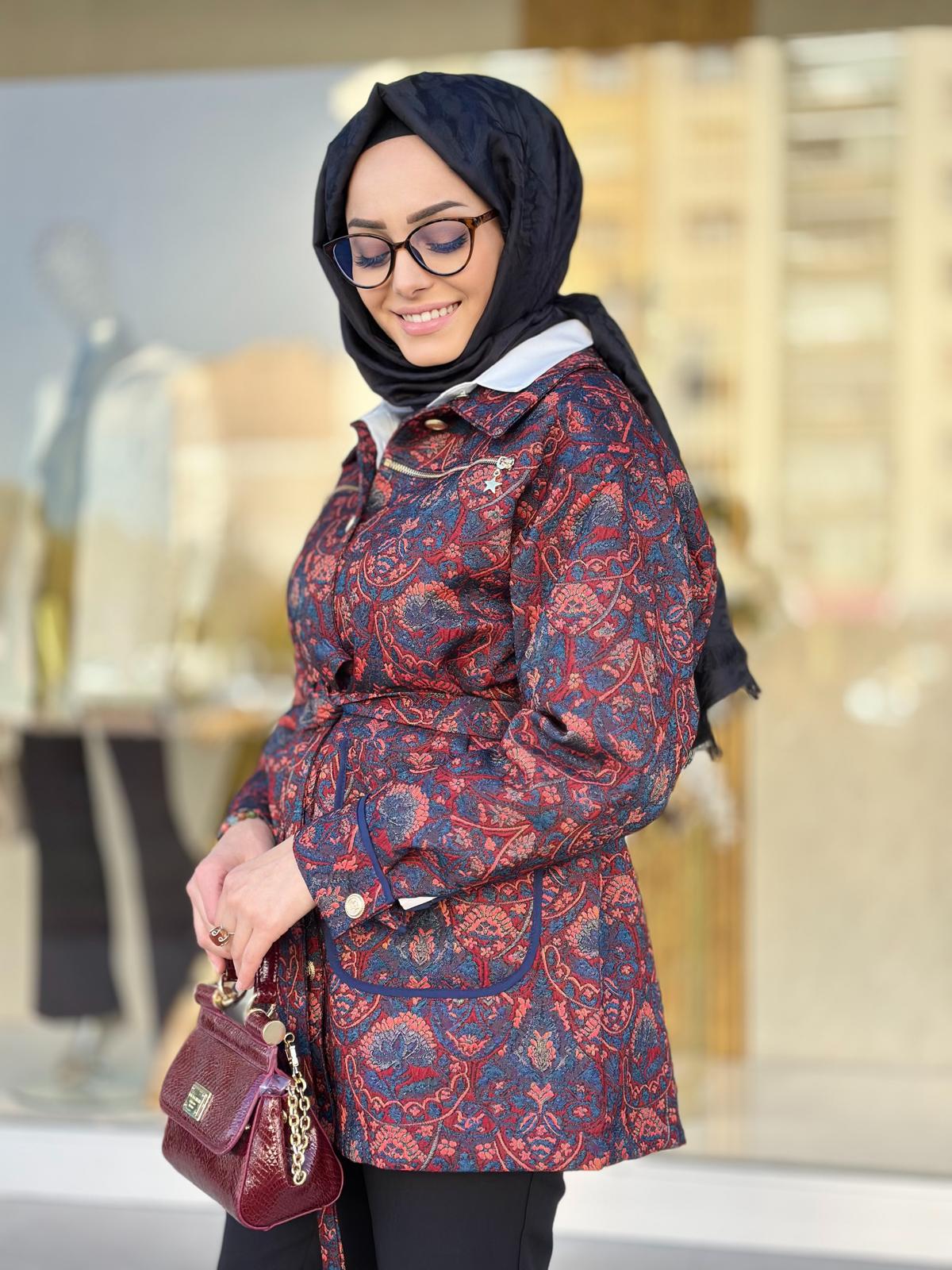 Etnik Desen Ceket-Tac 10835