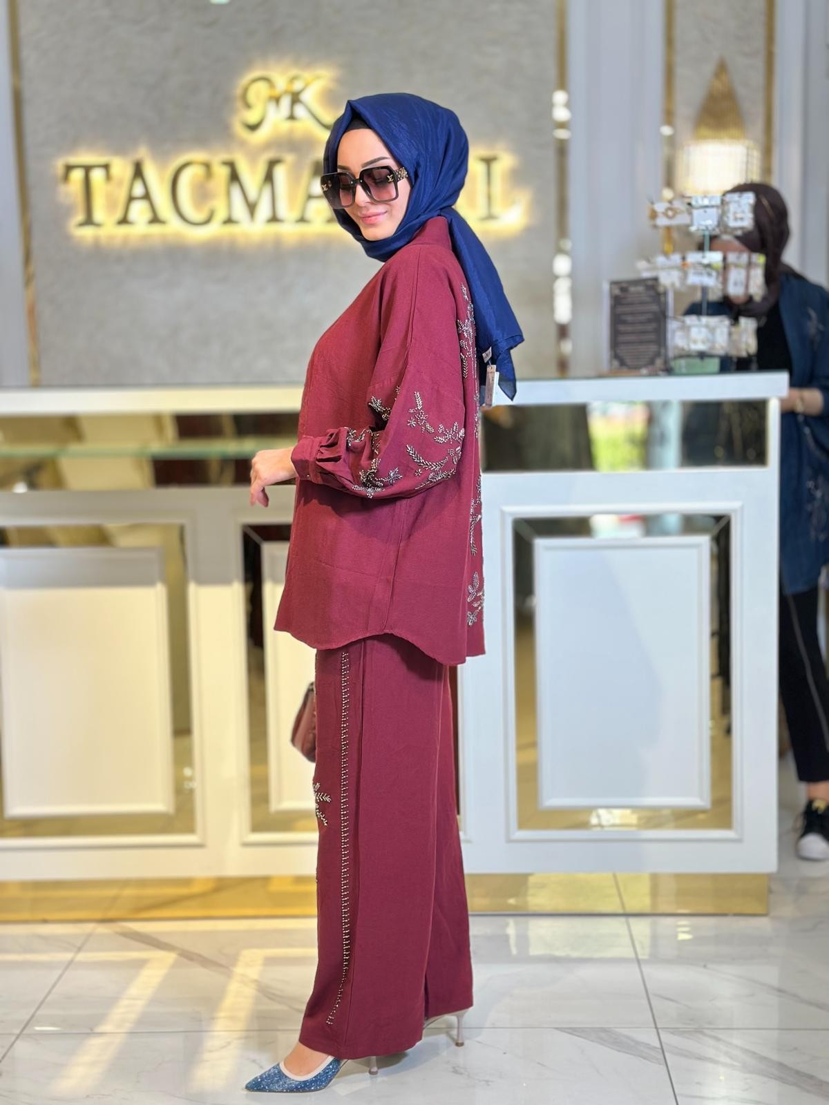 İşlemeli Kimono Takım-Tac 2021