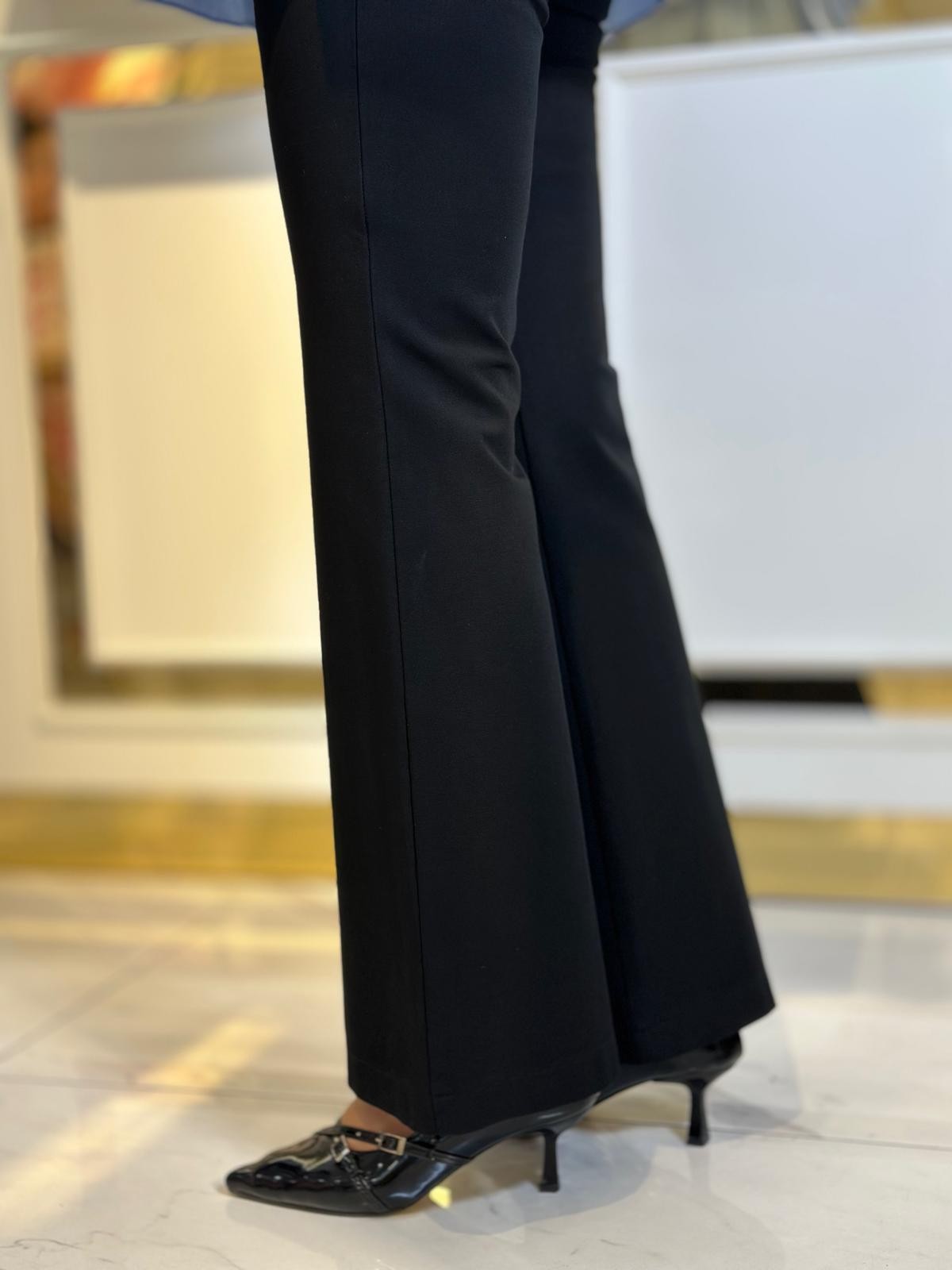 Kanvas İspanyol Paça Pantolon Tac 5531