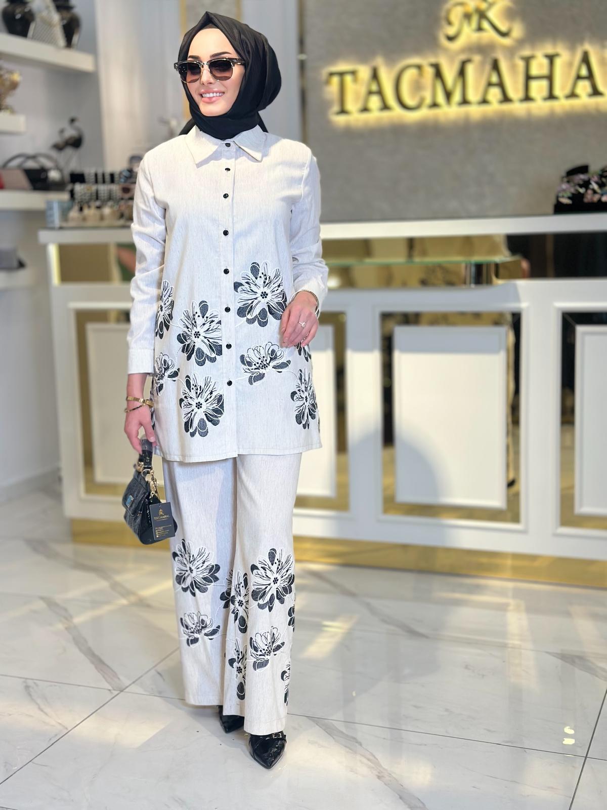 Desenli Keten Takım-Tac 3190