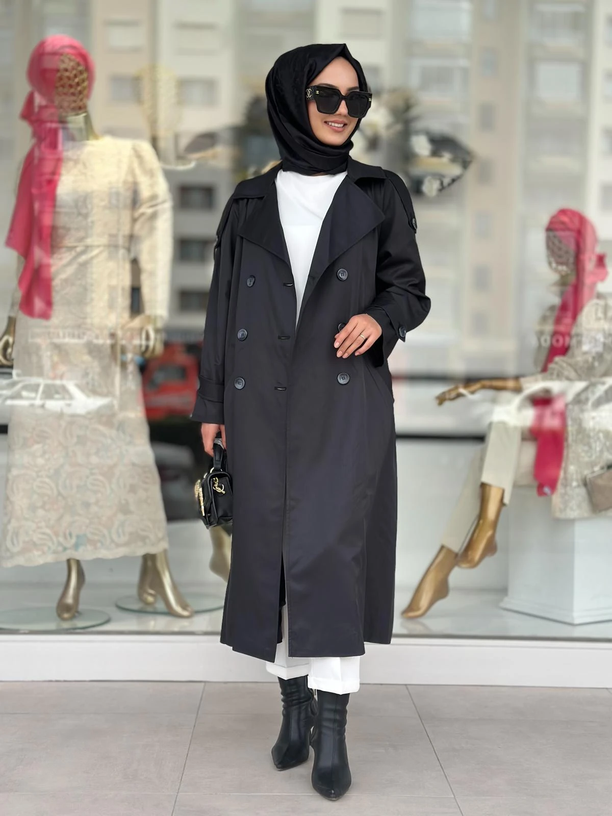 Lizbon Trenç-Tac 1545 - SİYAH