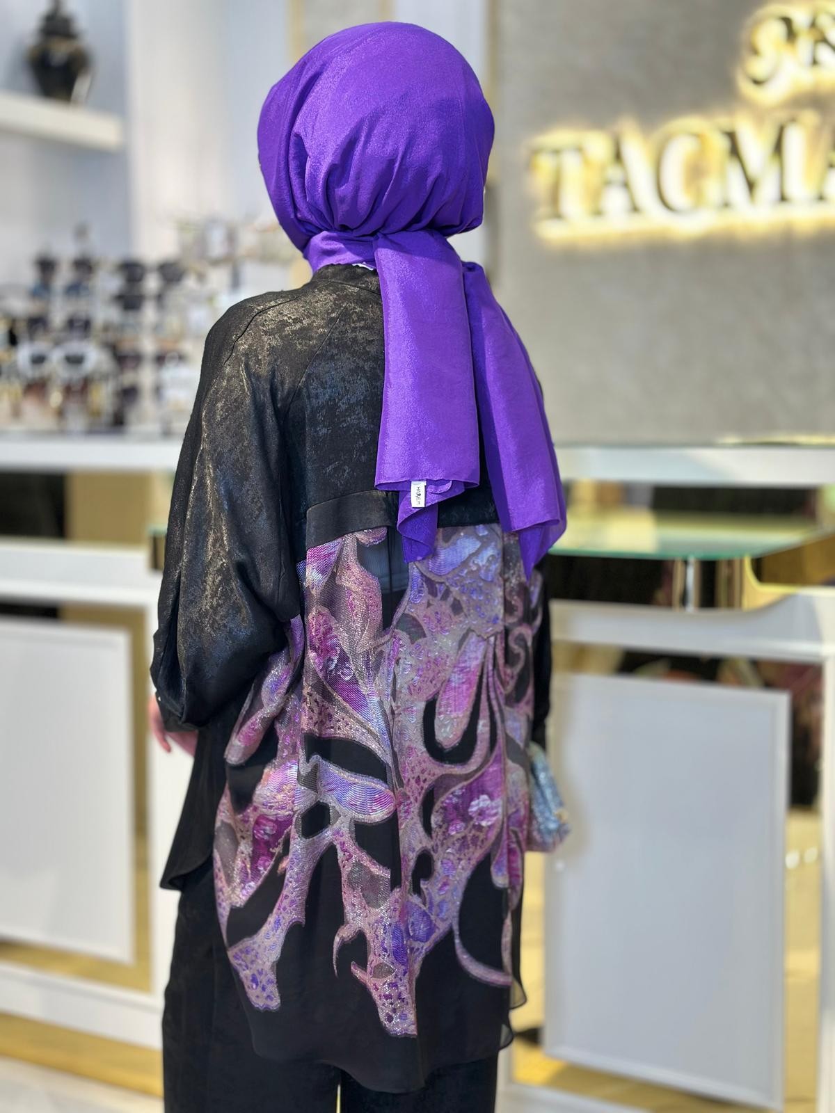 Arkası Desenli Pant.Takım-Tac 8617