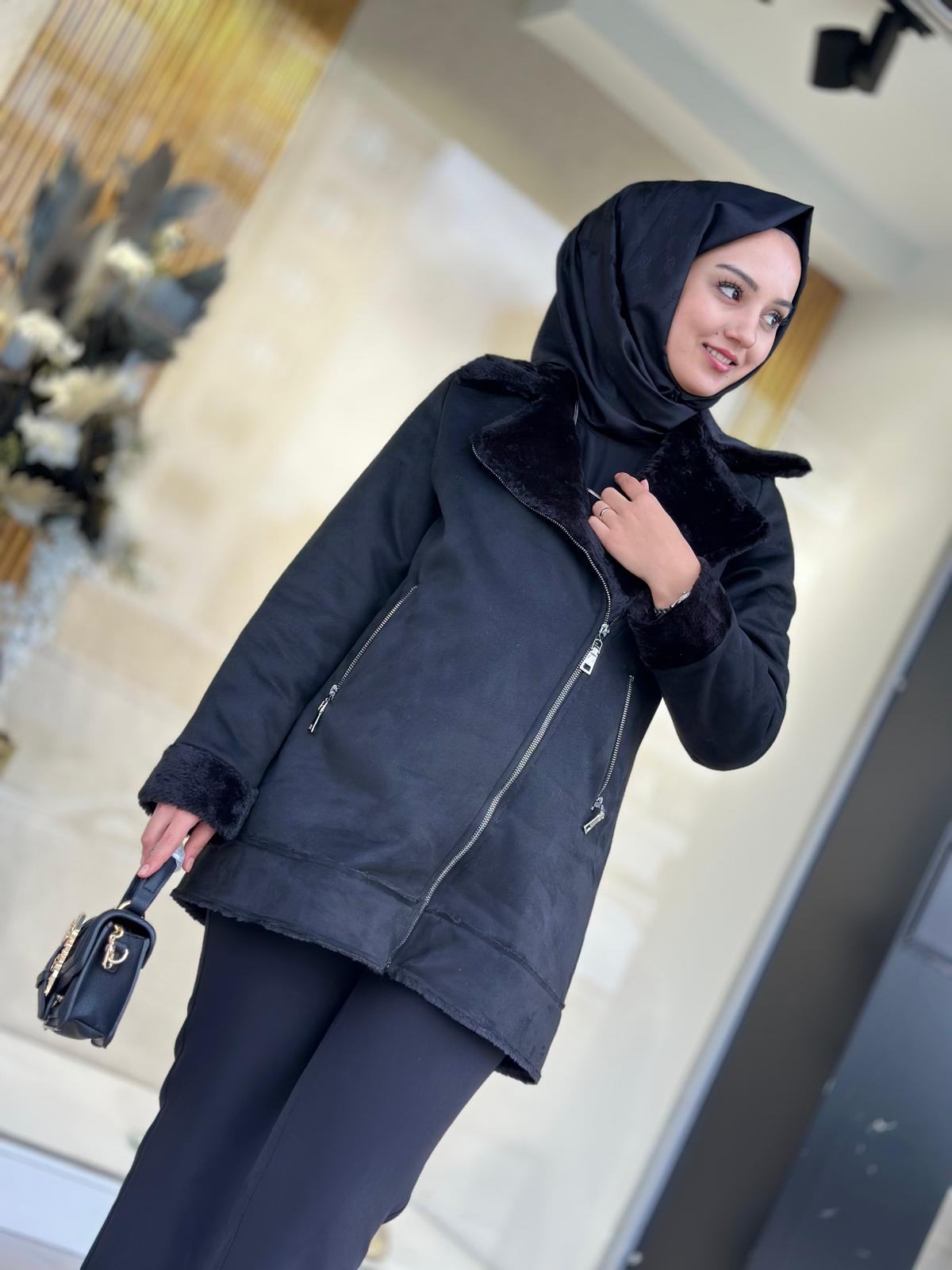 İçi Kürklü Biker Kaban-Tac 2014